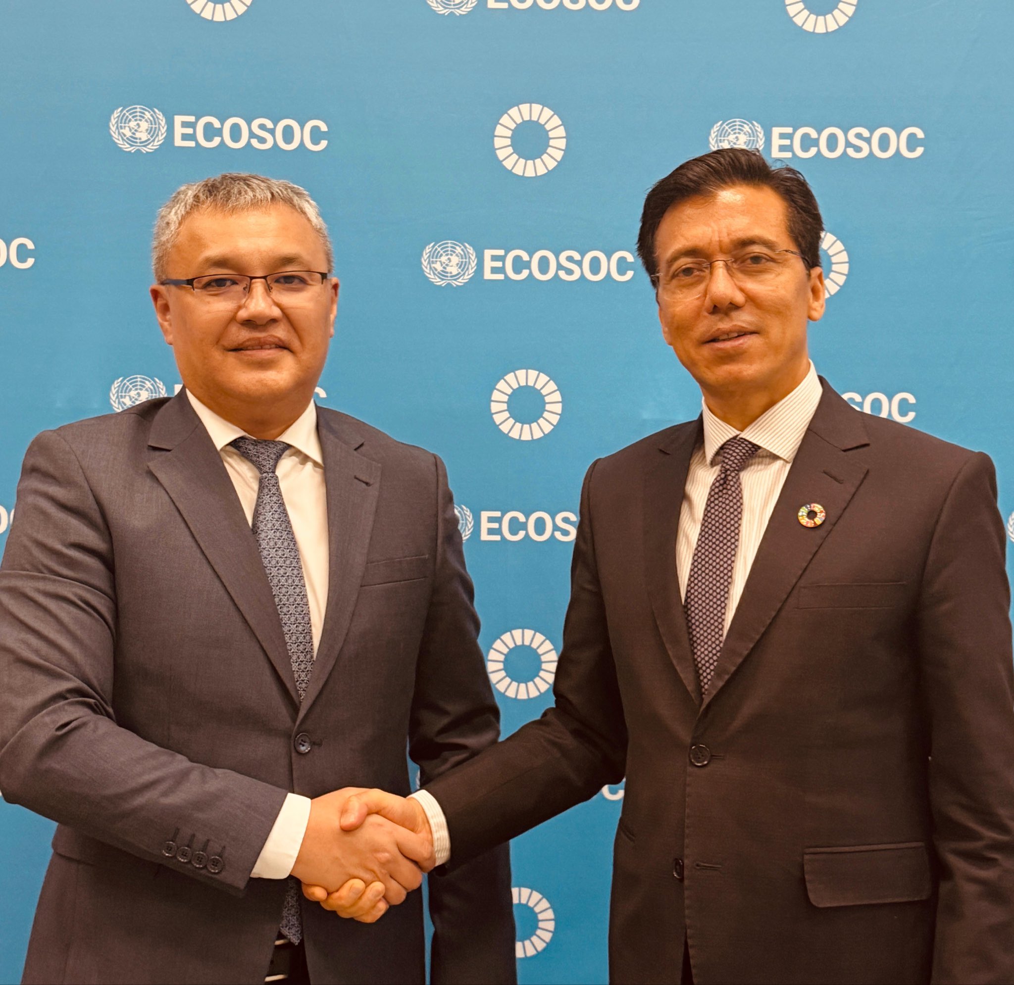 ECOSOC President Thapa Meets Eurasian Economic Commission Official