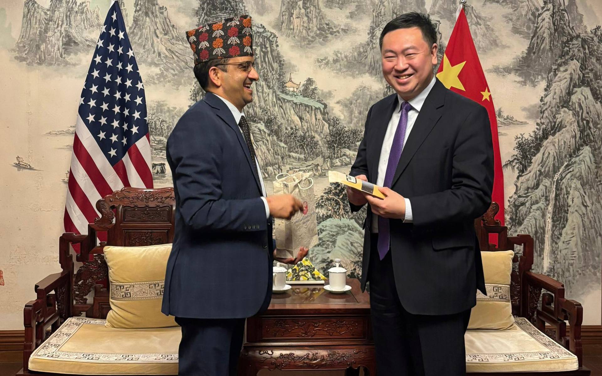 Nepal and China Consuls in New York Discuss Trade, Diaspora, and Cooperation