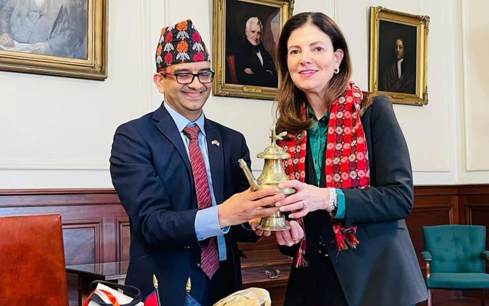 Nepali Consulate General in New York Meets Governor of New Hampshire