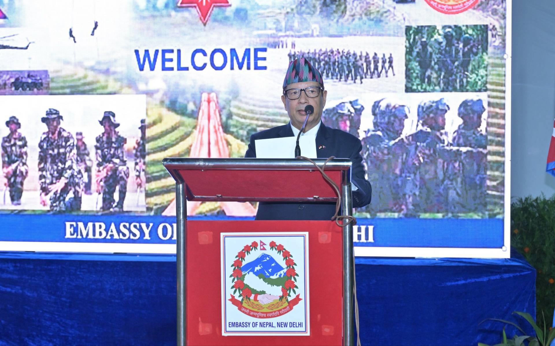 The 263rd Nepal Army Day Celebrates in New Delhi