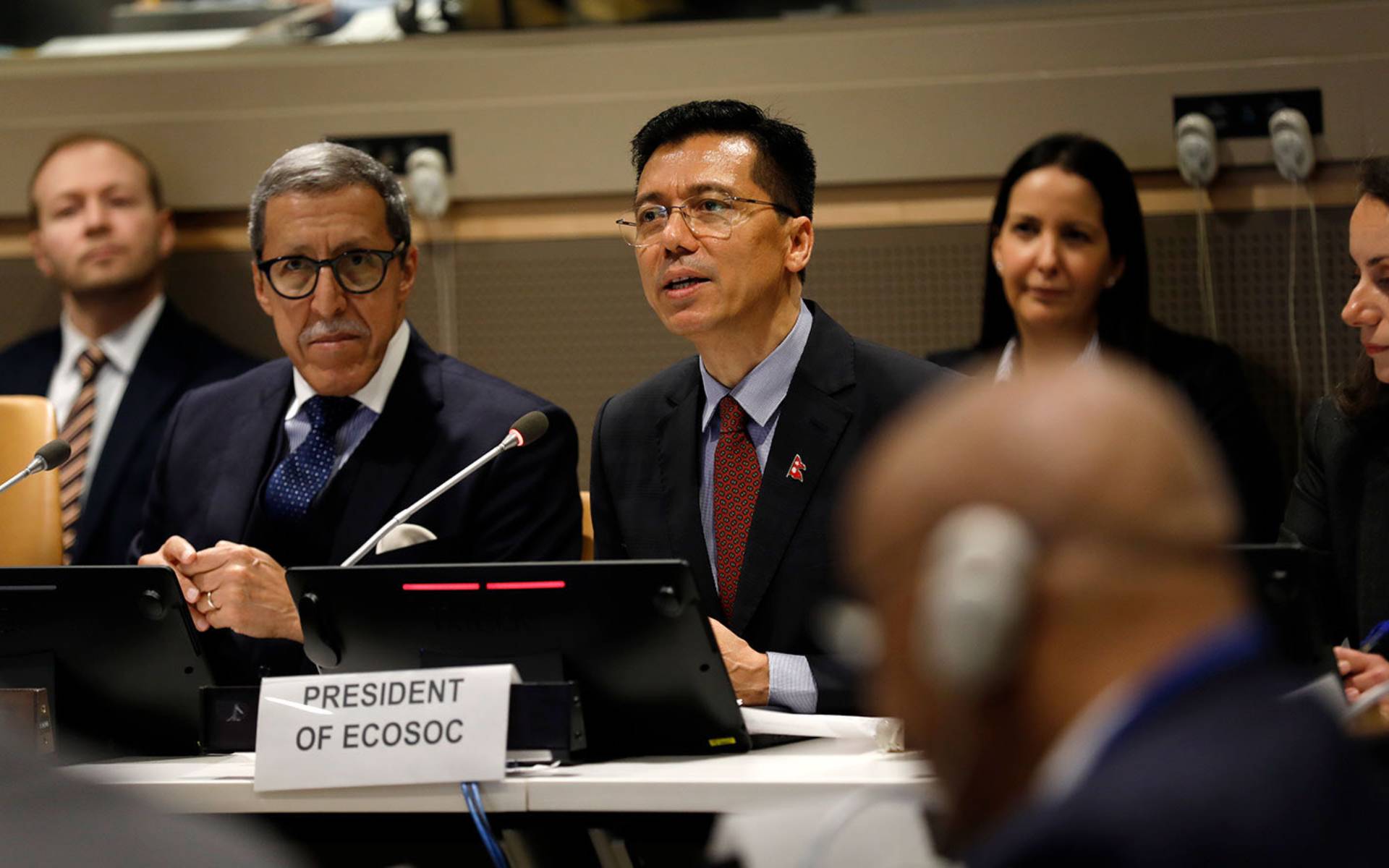 ECOSOC President Thapa Participates in The CSW70 Side Event