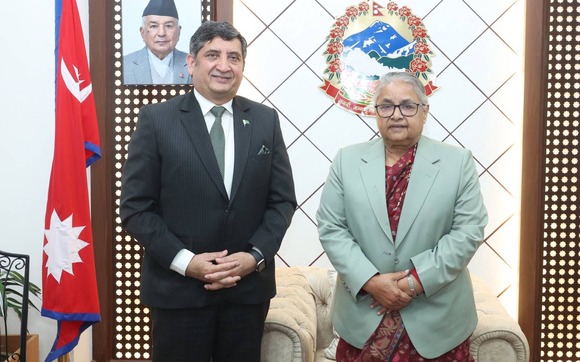 Pakistan Ambassador Hashmi Meets Prime Minister Karki
