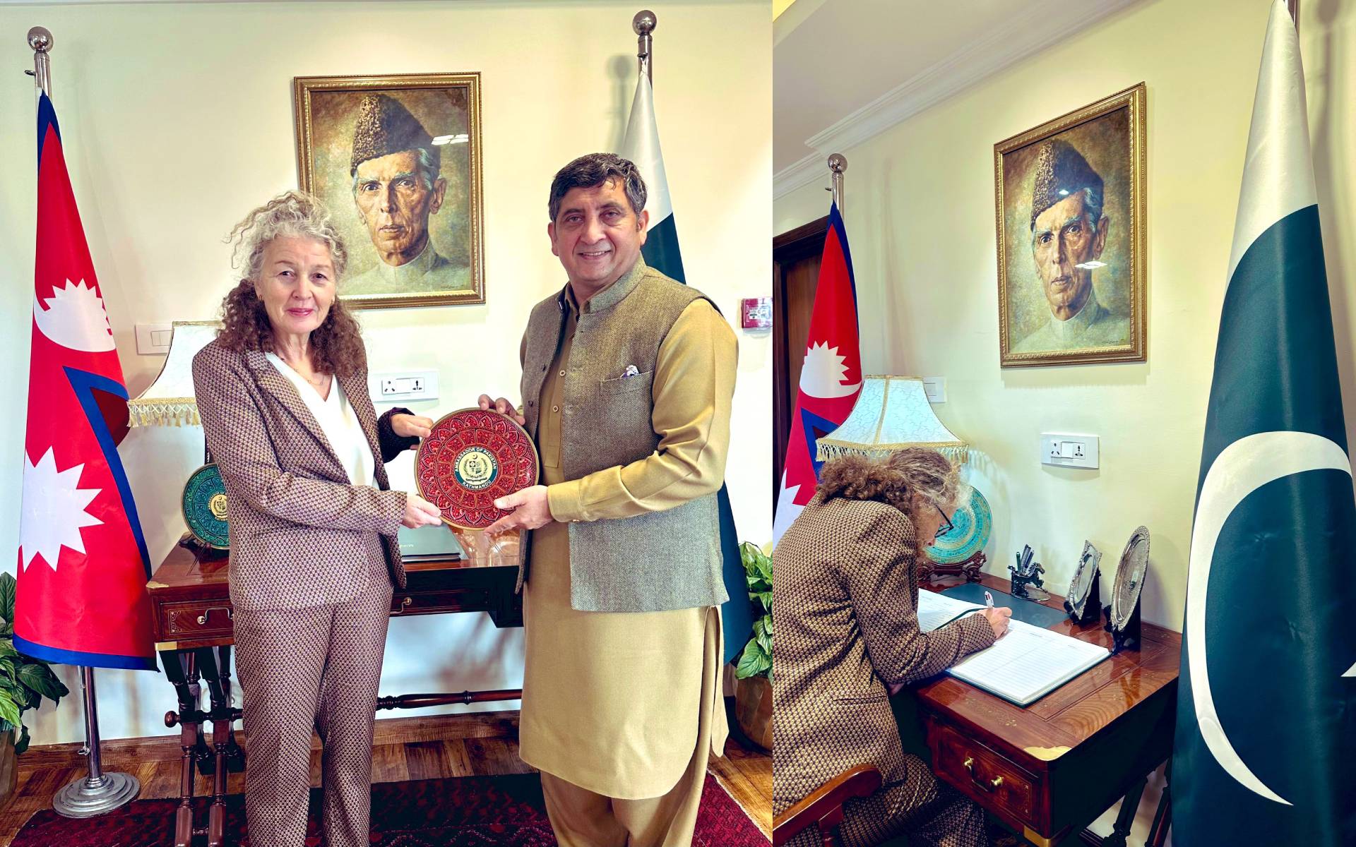 Pakistan Ambassador Meets UN Resident Coordinator in Nepal