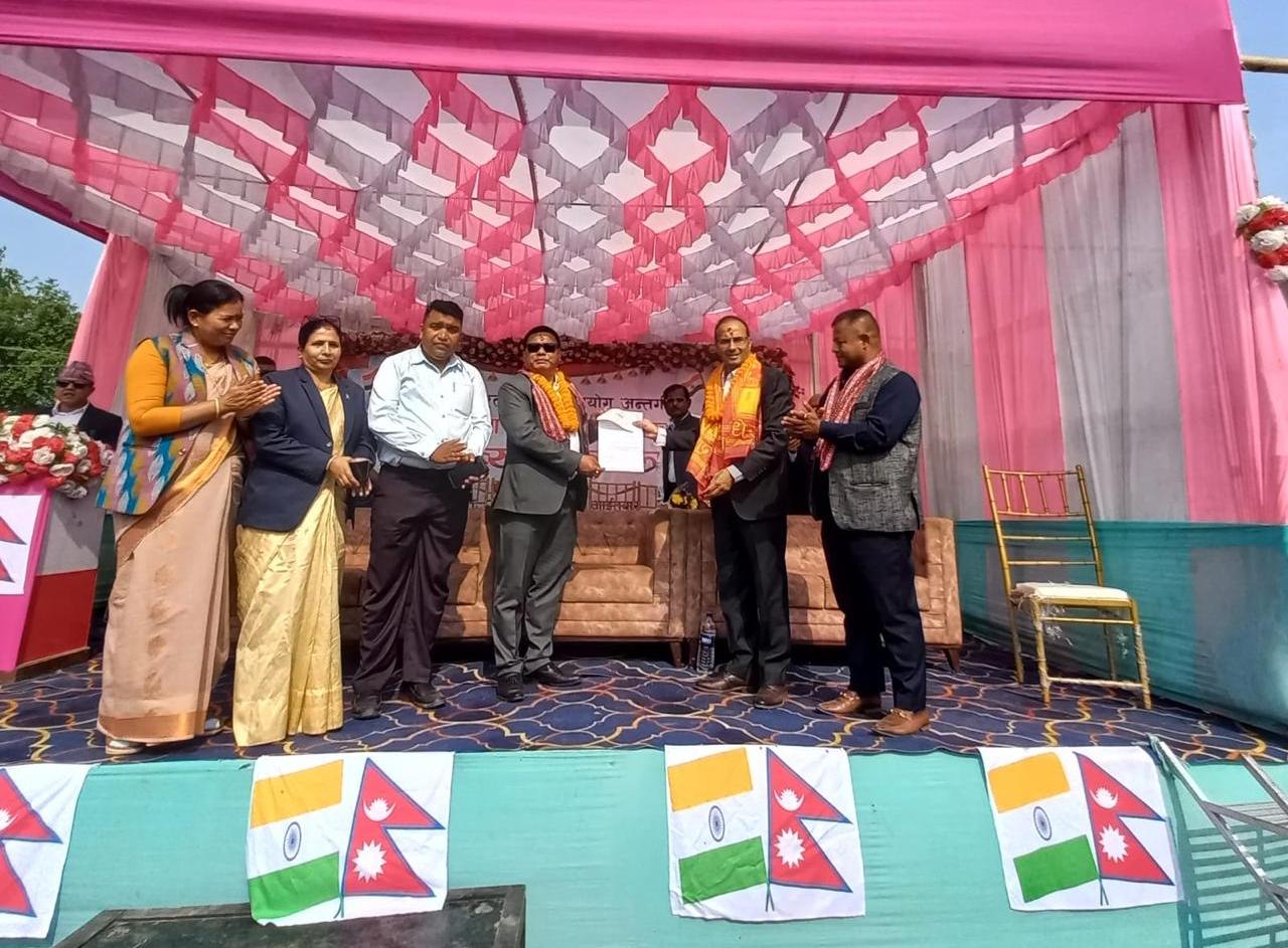 Indian Embassy Initiates Foundation Stone Laying Ceremony of Waste Management Centre In Sunsari