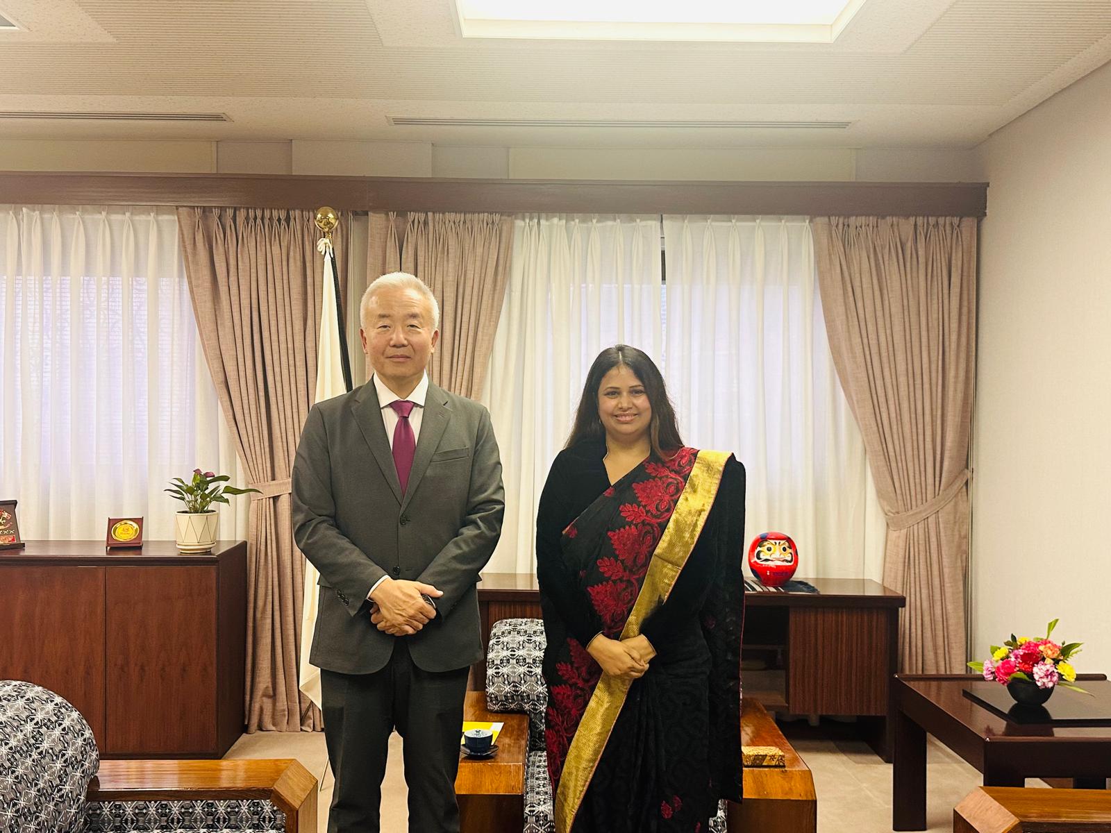 President Dr. Sarmila Receives by Ambassador of Japan to Nepal Maeda