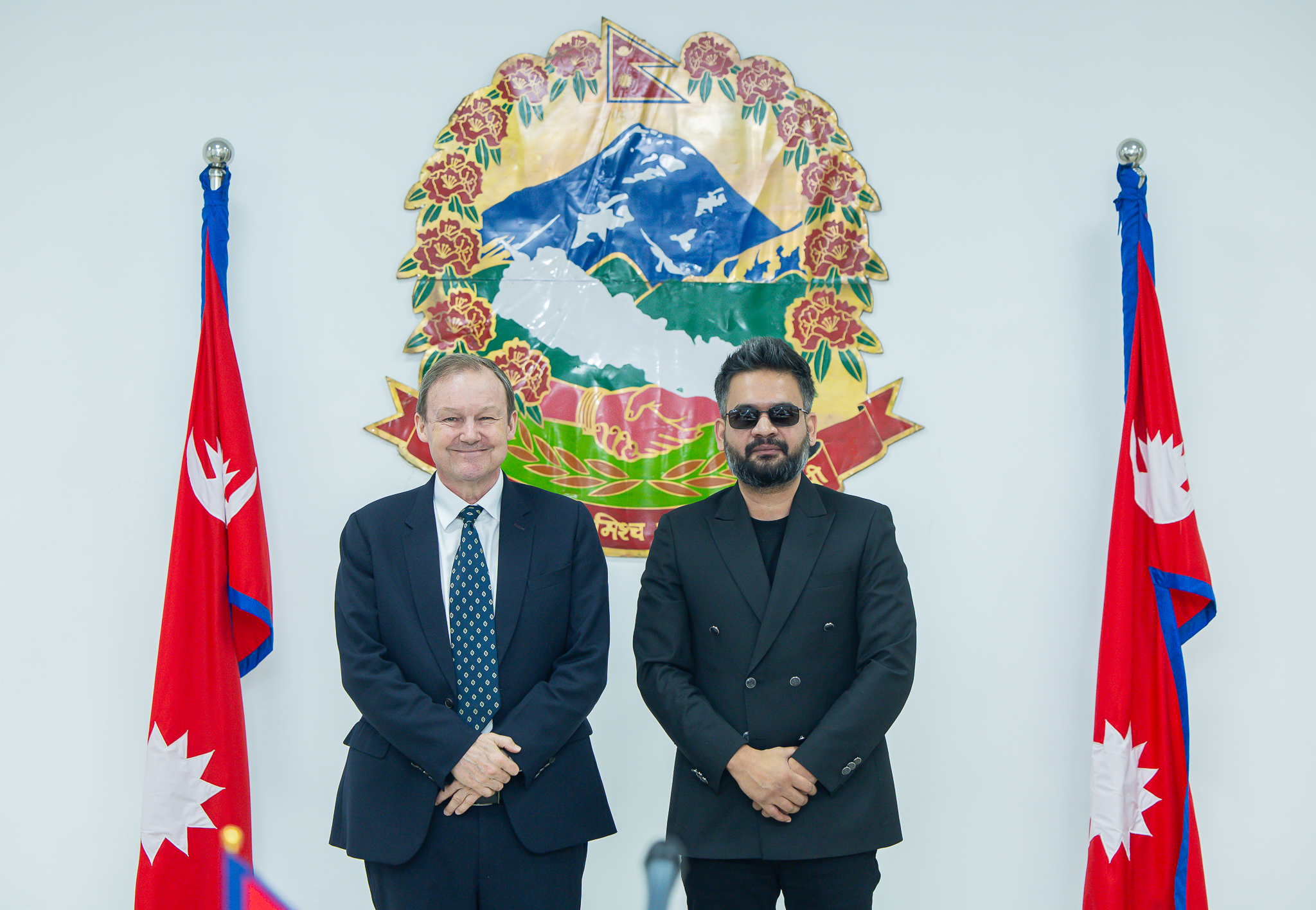 British Ambassador Fenn Hands Over Letter from Prime Minister Starmer to Prime Minister Shah
