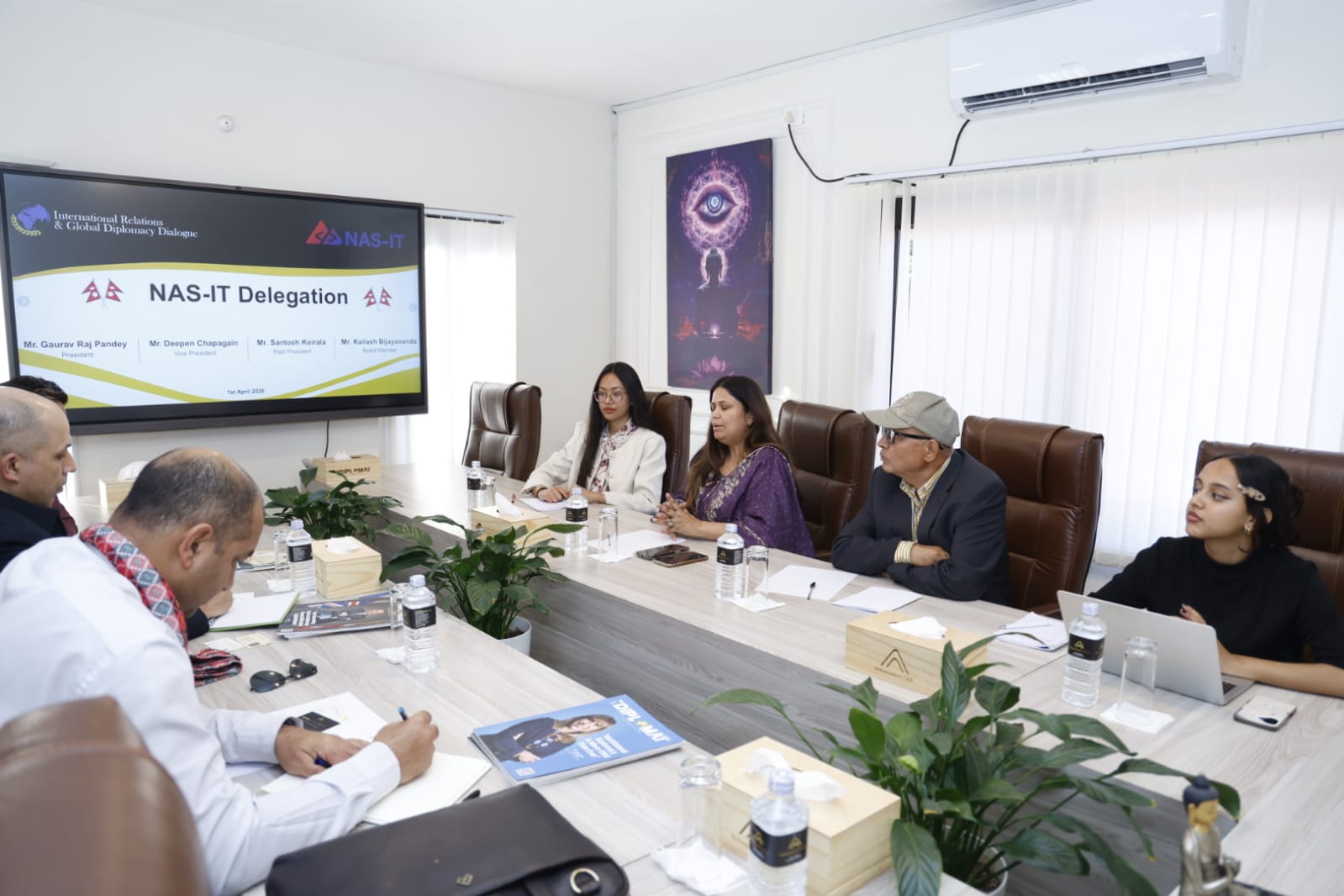 Meeting Between the President and Executive Team of NAS IT and IRGDD