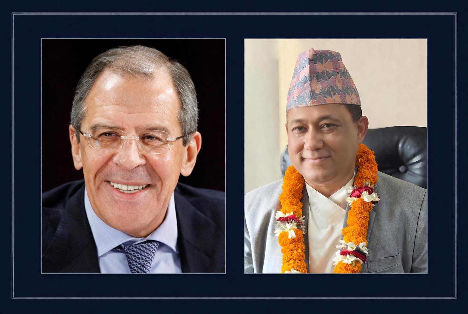 Russian Foreign Minister  Sends Congratulatory Message to Foreign Affairs Minister Khanal
