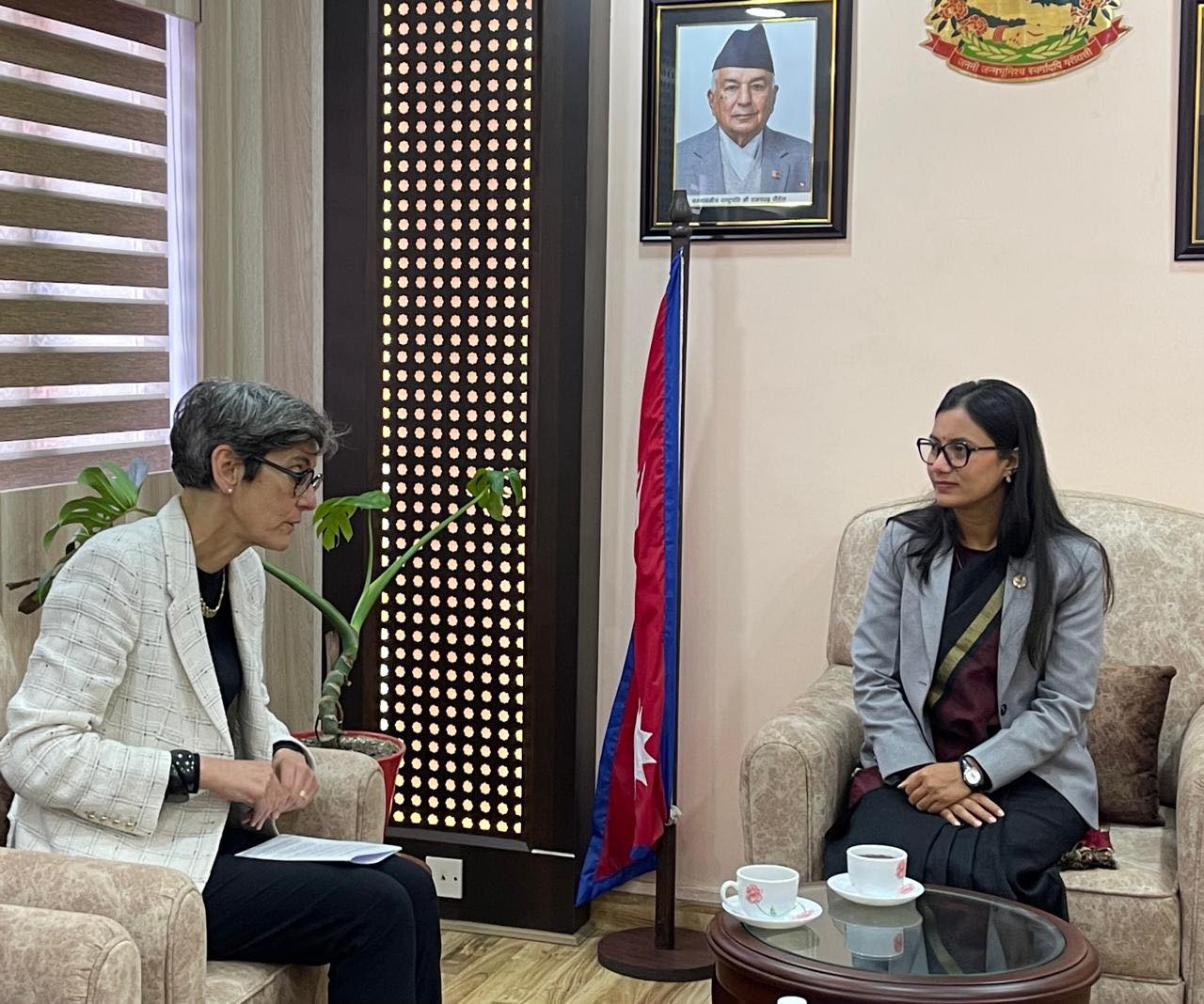 Swiss Ambassador Meuwly Meets Law Minister Gautam