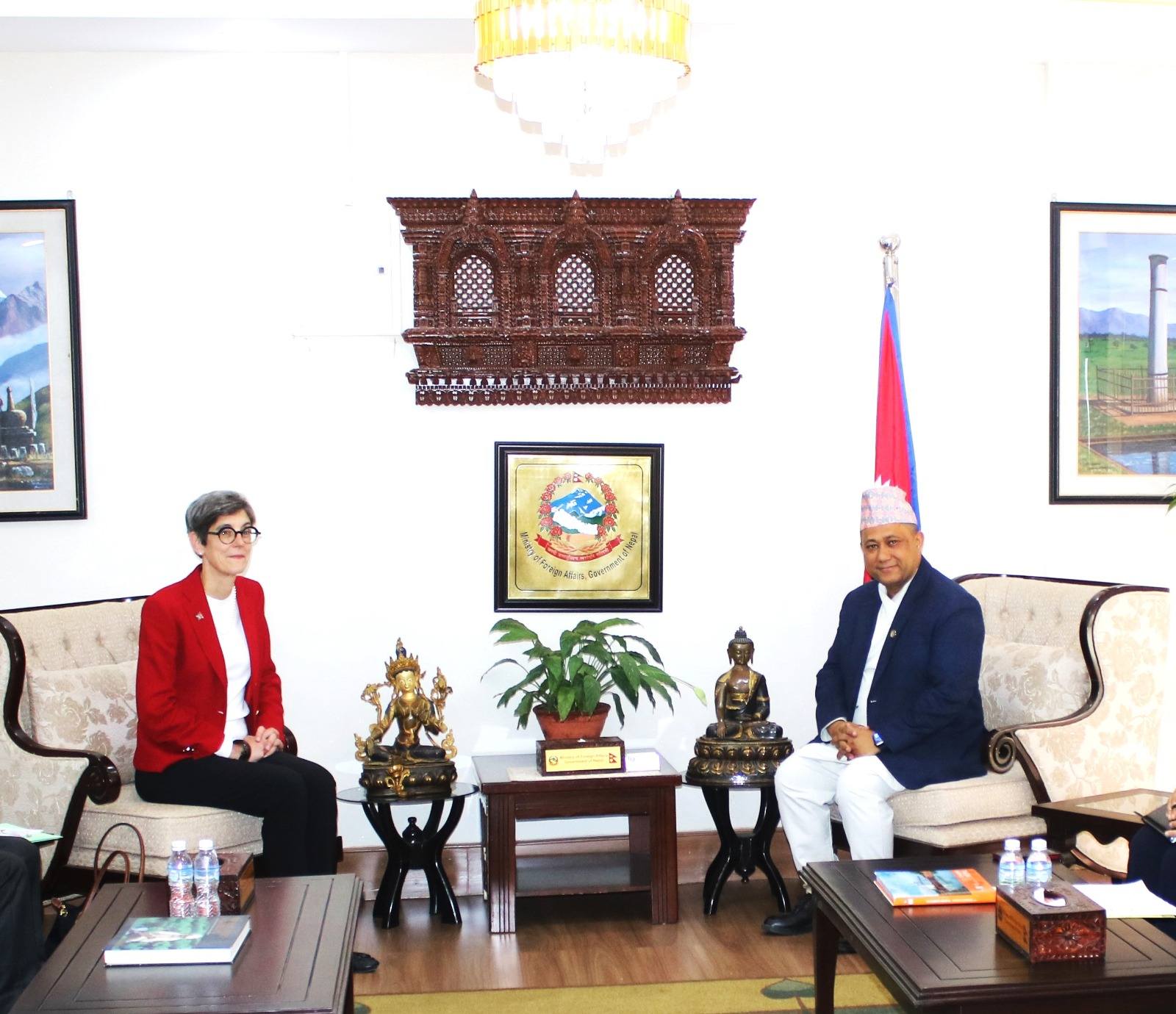 Swiss Ambassador Dr. Meuwly Meets Nepal’s Foreign Minister Khanal, Reaffirms Bilateral Cooperation