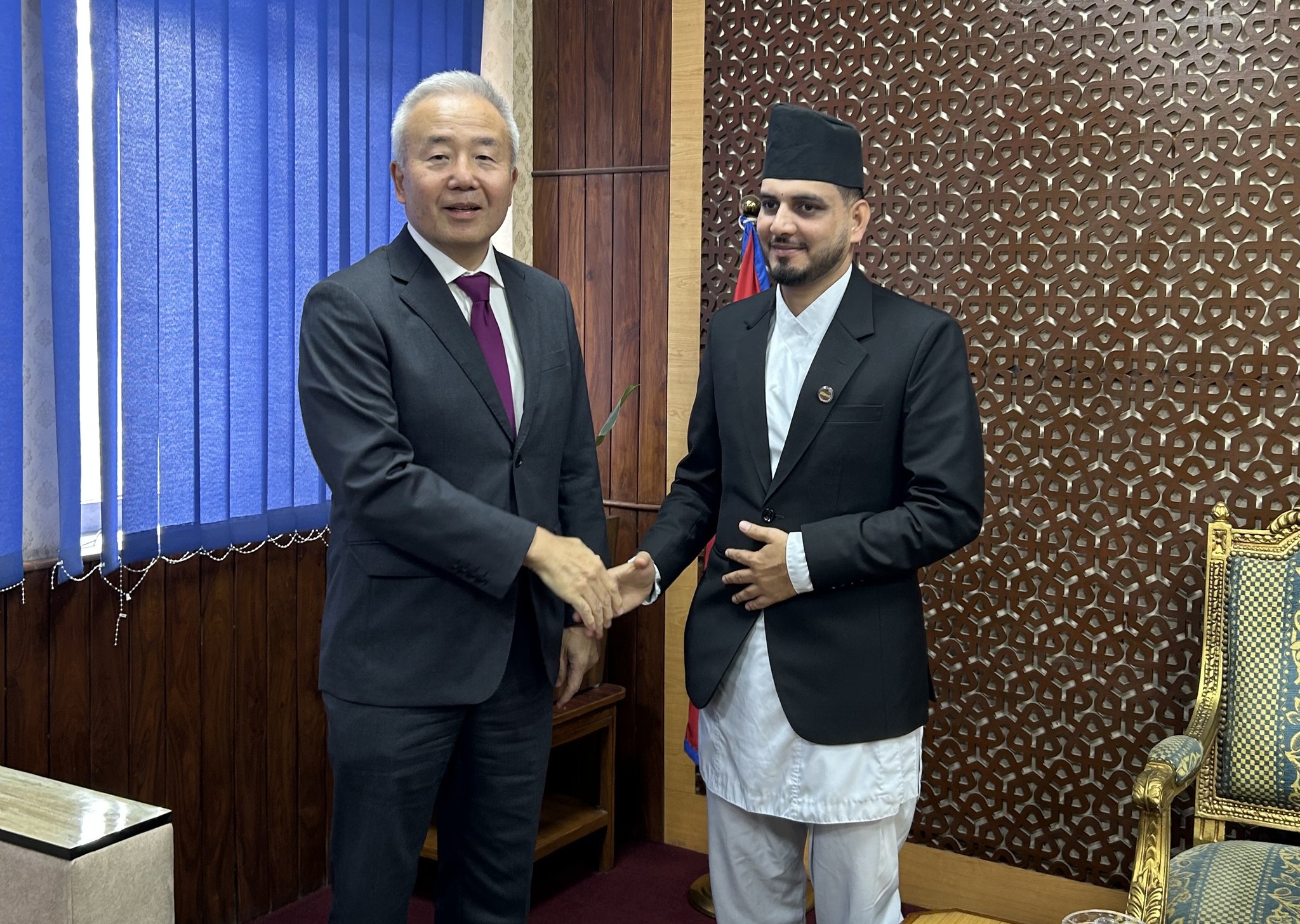 Japanese Ambassador Maeda Pays Courtesy Call on Physical Infrastructure Minister Lamsal