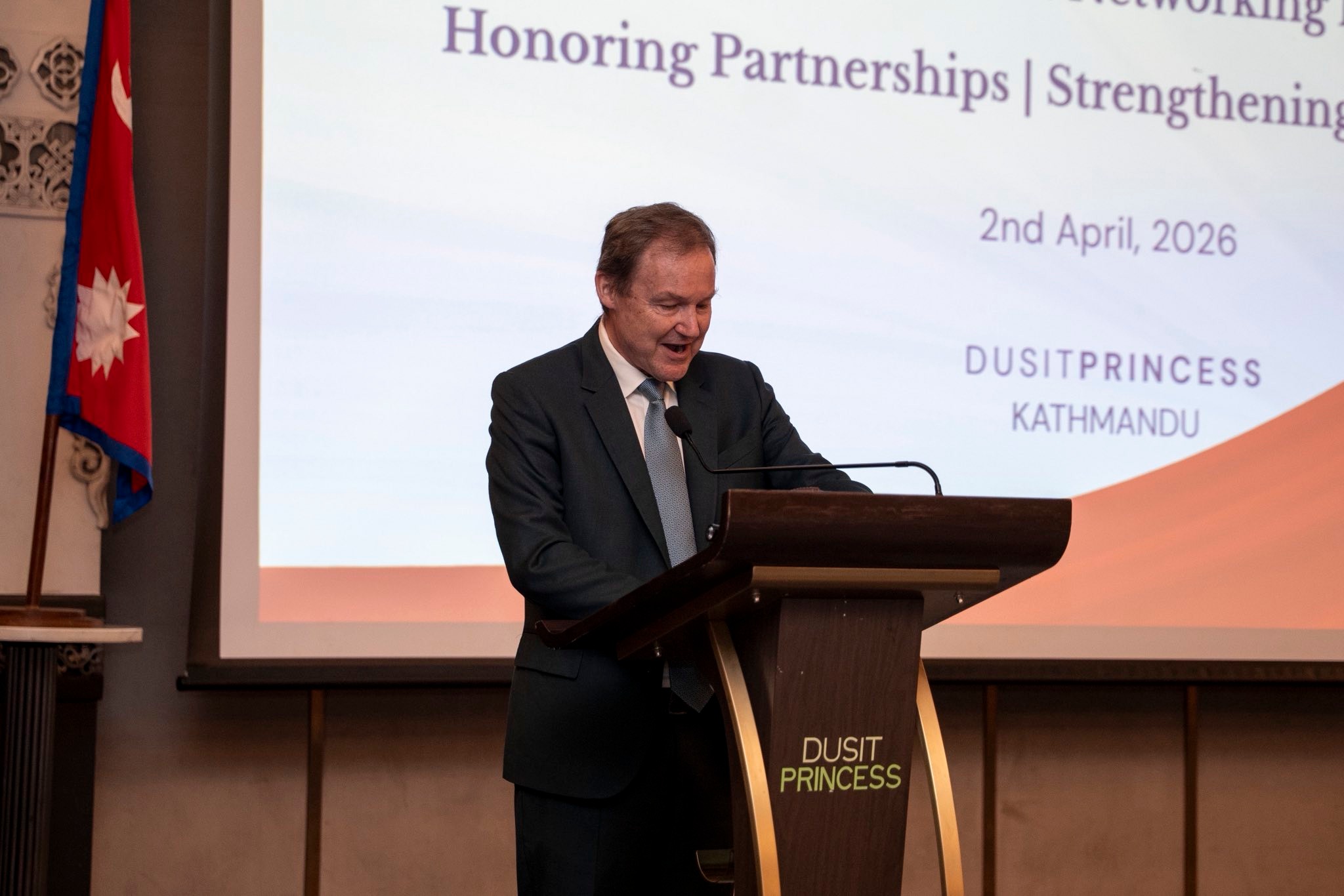 UK Ambassador Fenn Congratulates Members of the Nepal-Britain Chamber of Commerce and Industry