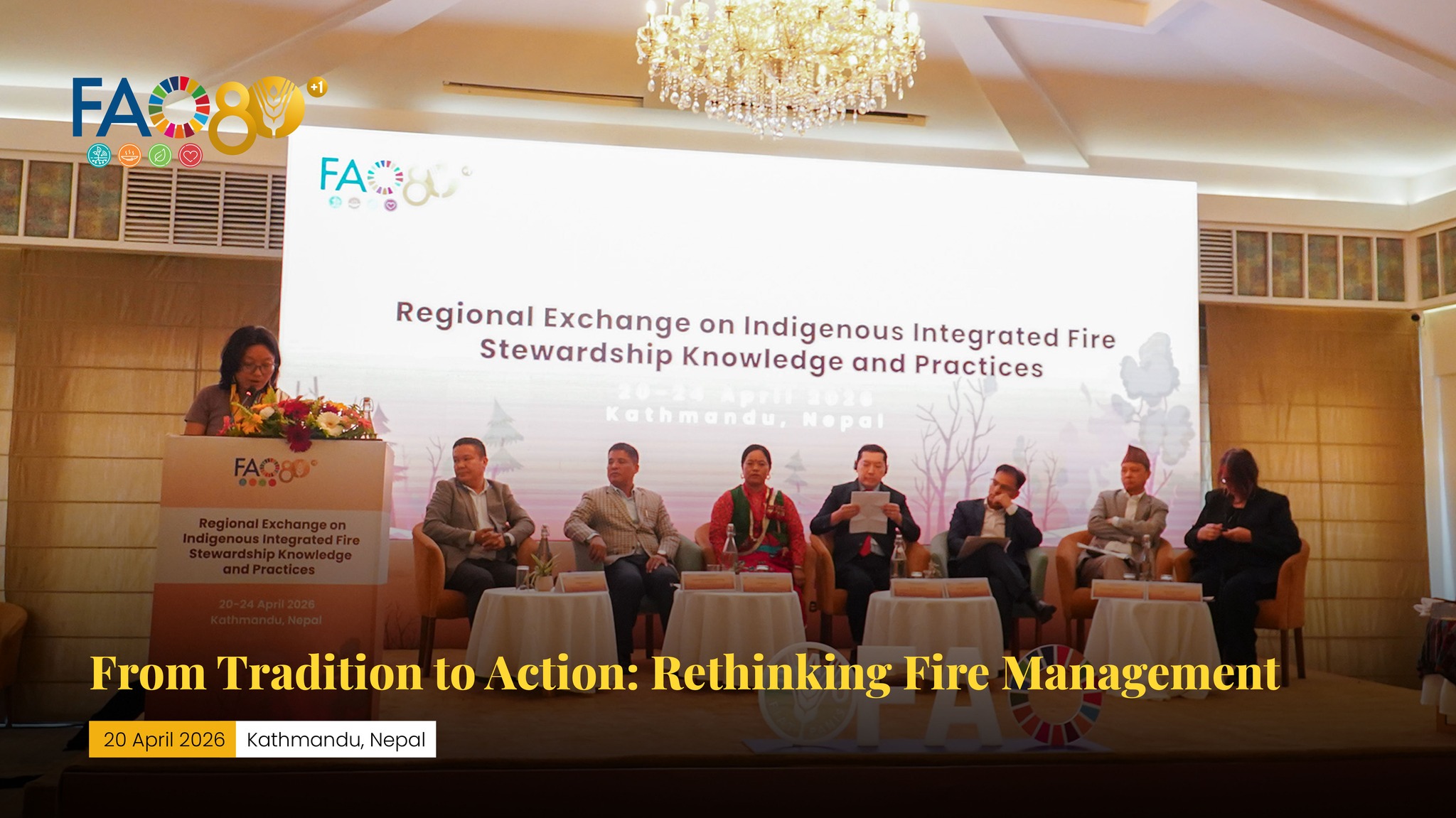 FAO Begins the Five-Day Regional Exchange on Indigenous Integrated Fire Stewardship Knowledge and Practices 