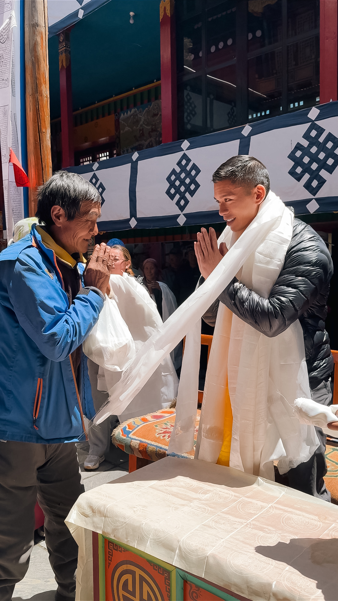 US PAC Harker Treks to Pangboche Monastery for a Restoration Completion Ceremony