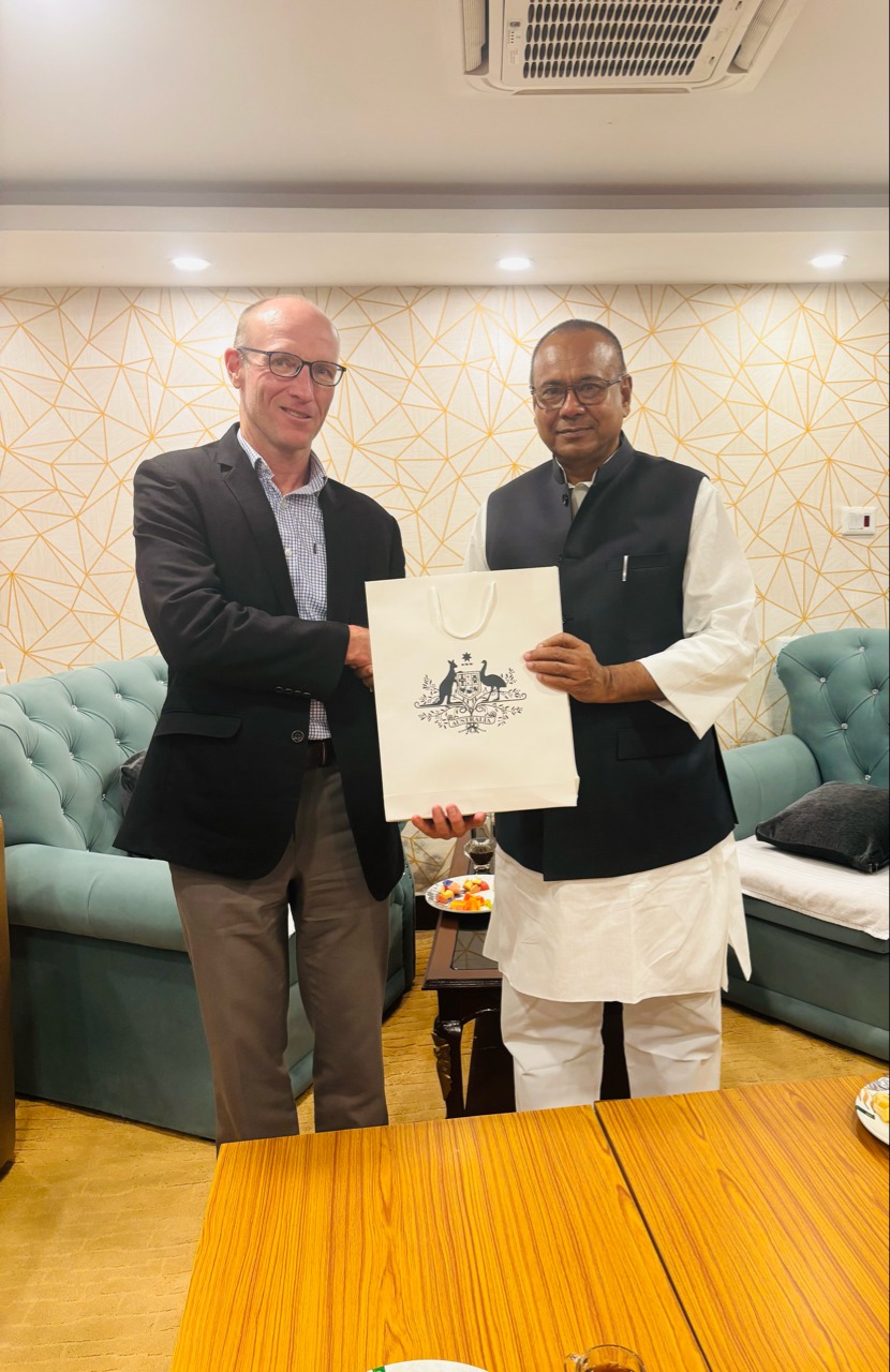 Australian Ambassador Ernst Meets Chief Minister Yadav of Madesh Province
