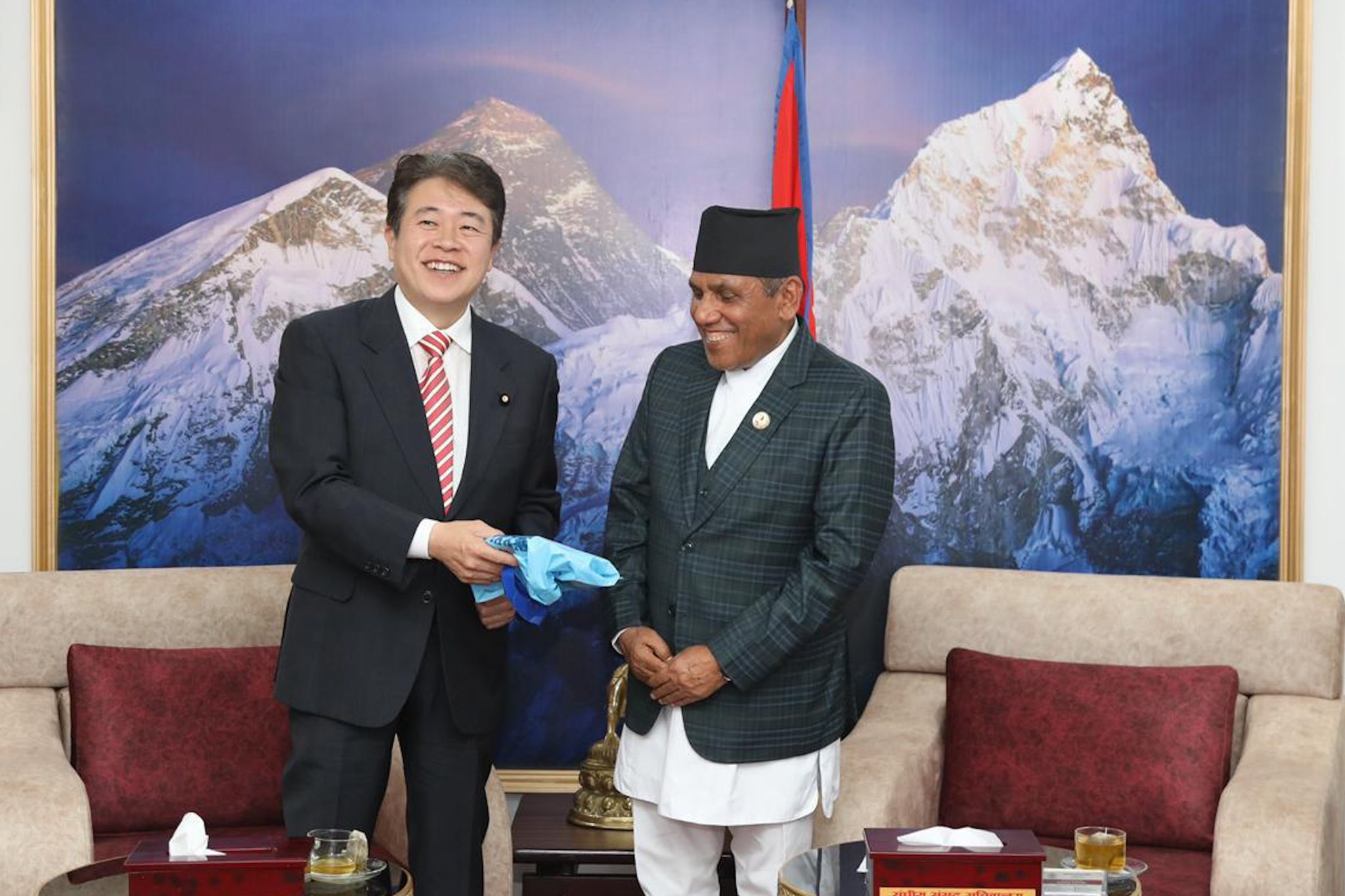 President of Japan-Nepal Parliamentary Friendship League Visits Nepal