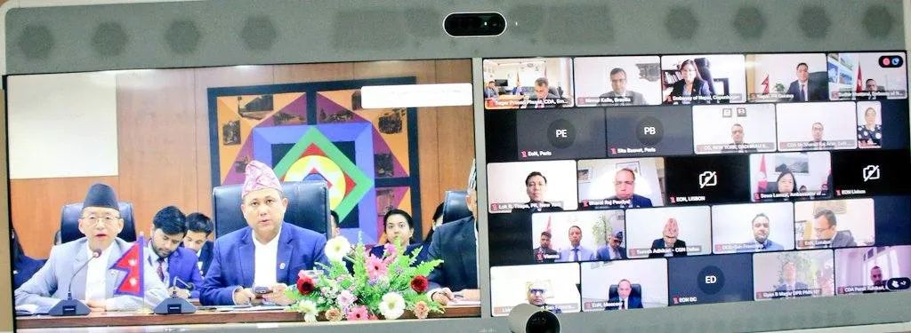 Foreign Ministry Holds Final Round of Virtual Interaction with Missions in Europe and the Americas