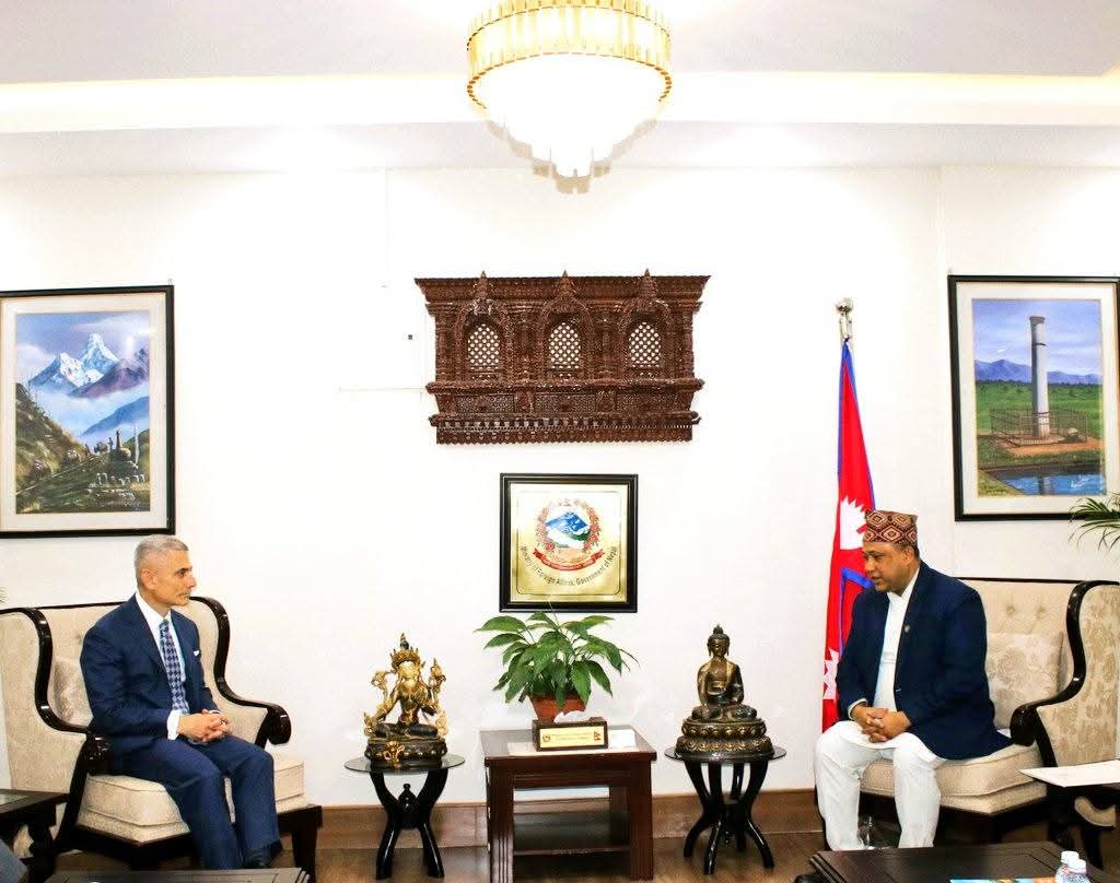 US Assistant Secretary Kapur Calls on Foreign Minister Khanal