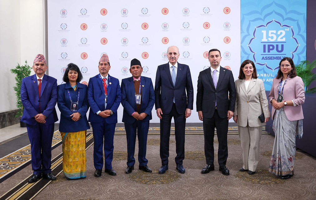 NA Chair Dahal Holds Meeting with Turkish Parliament Speaker Kurtulmus