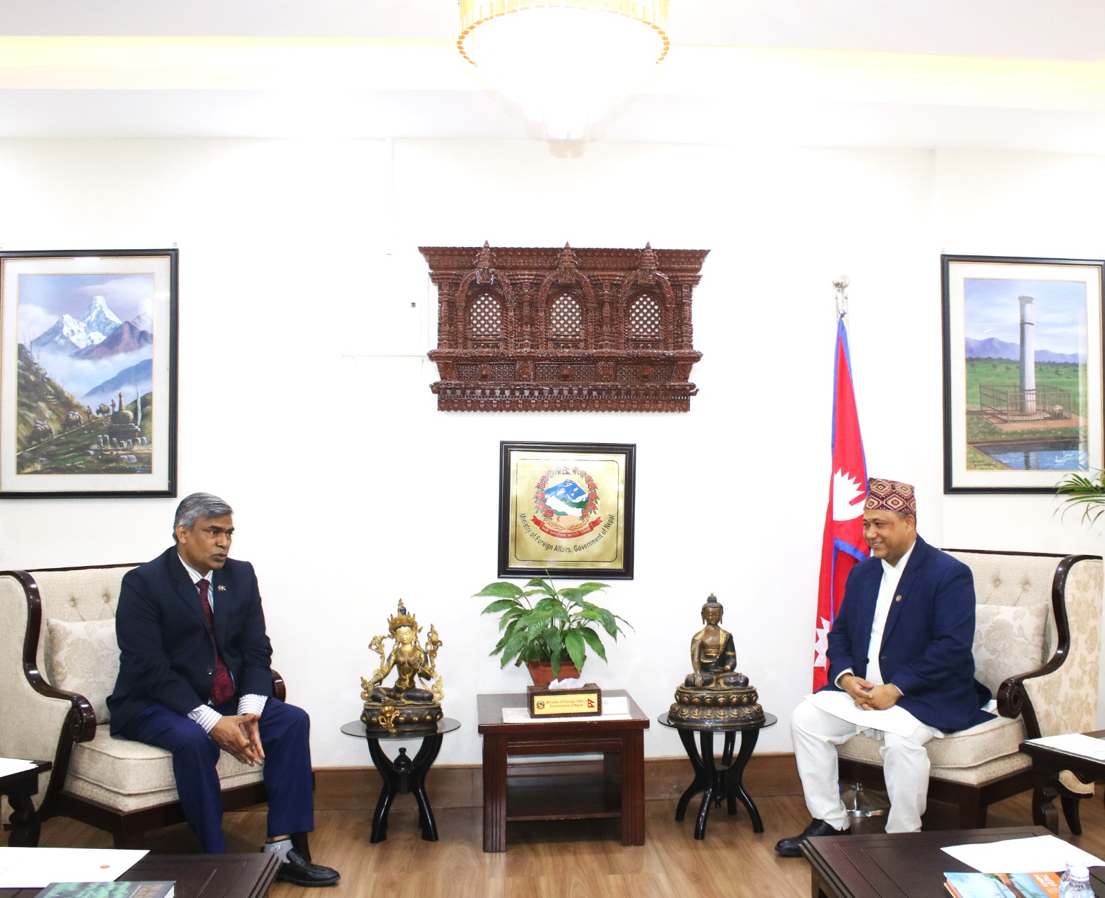 Bangladesh Ambassador Rahman Meets Foreign Minister Khanal, Discussed Deeper Sectoral Collaboration Under the New Leadership