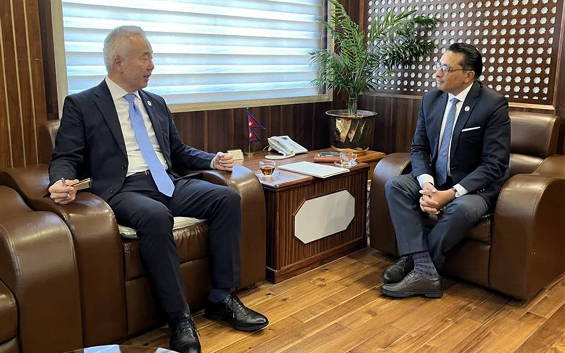 Japanese Ambassador Maeda Pays Courtesy Call on Finance Minister Wagle