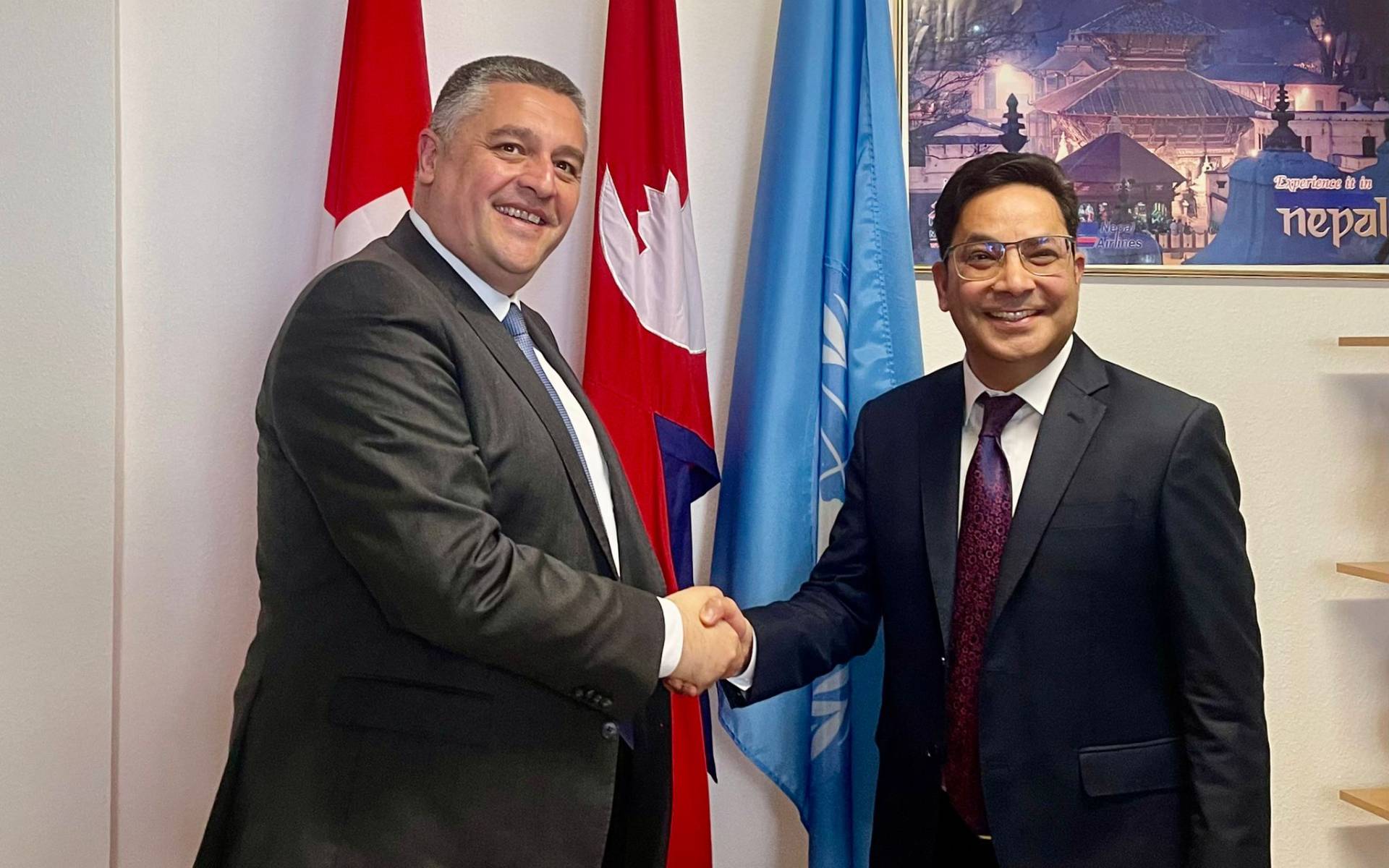 Ambassador Subedi Receives Deputy Minister of Bulgaria Nedyalkov in Geneva