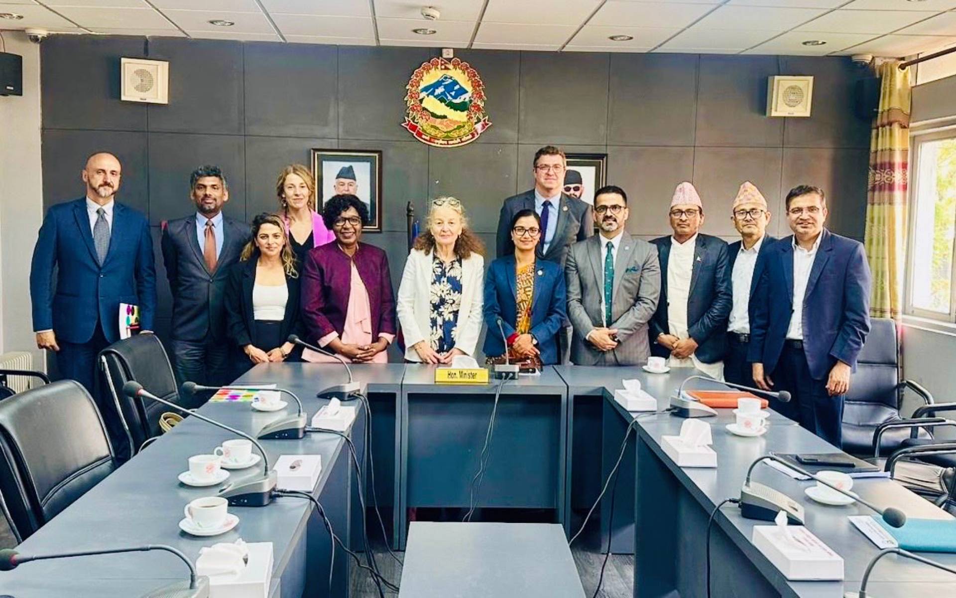 UN Team Meets Minister of Law and Justice  Gautam