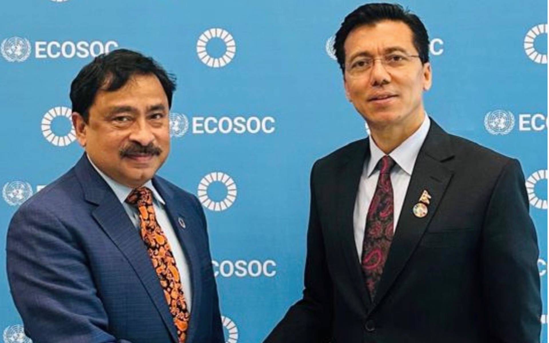 ECOSOC President Thapa Meets CFC Managing Director Belal