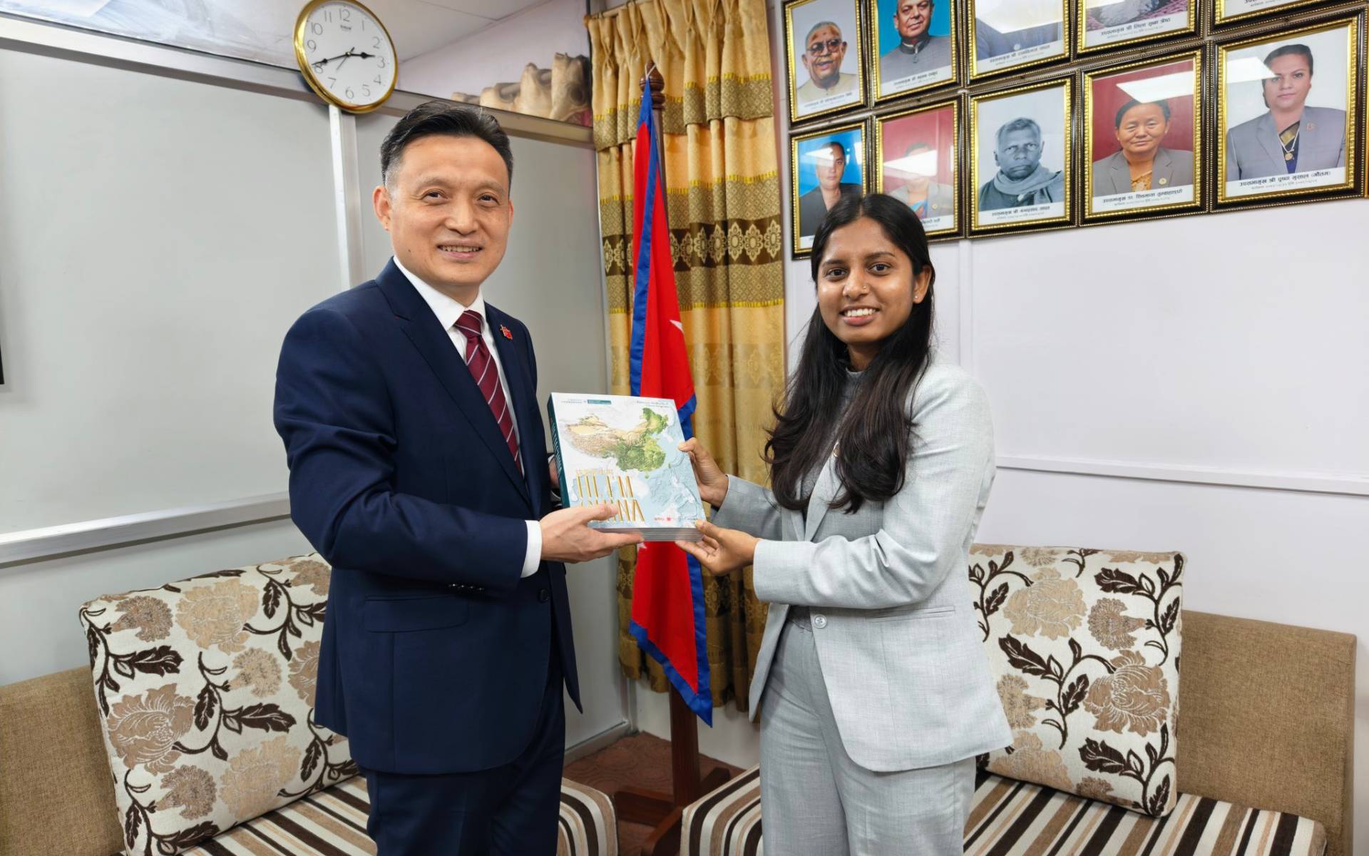 Chinese Ambassador Zhang Calls on Deputy Speaker Kumari