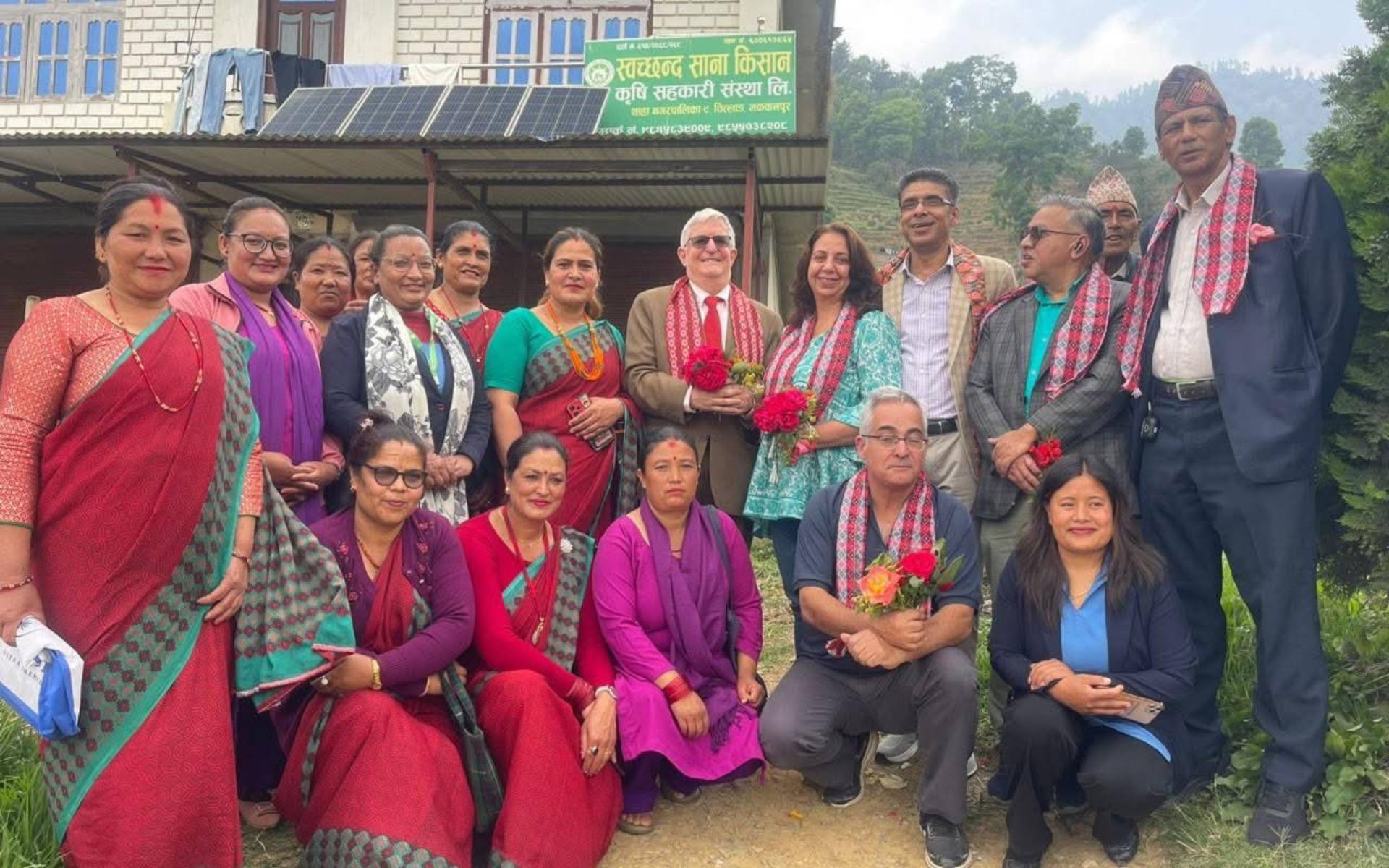 Israeli Ambassador Bass Visits Agriculture Farms in Chitlang