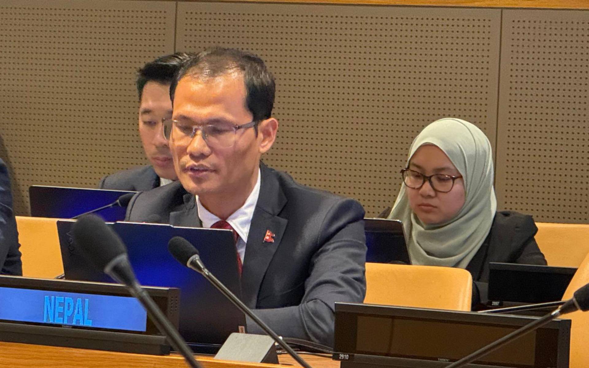 DPR Magar Attends the 2nd Substantive Session of the Ad Hoc Working Group on Smooth Transition