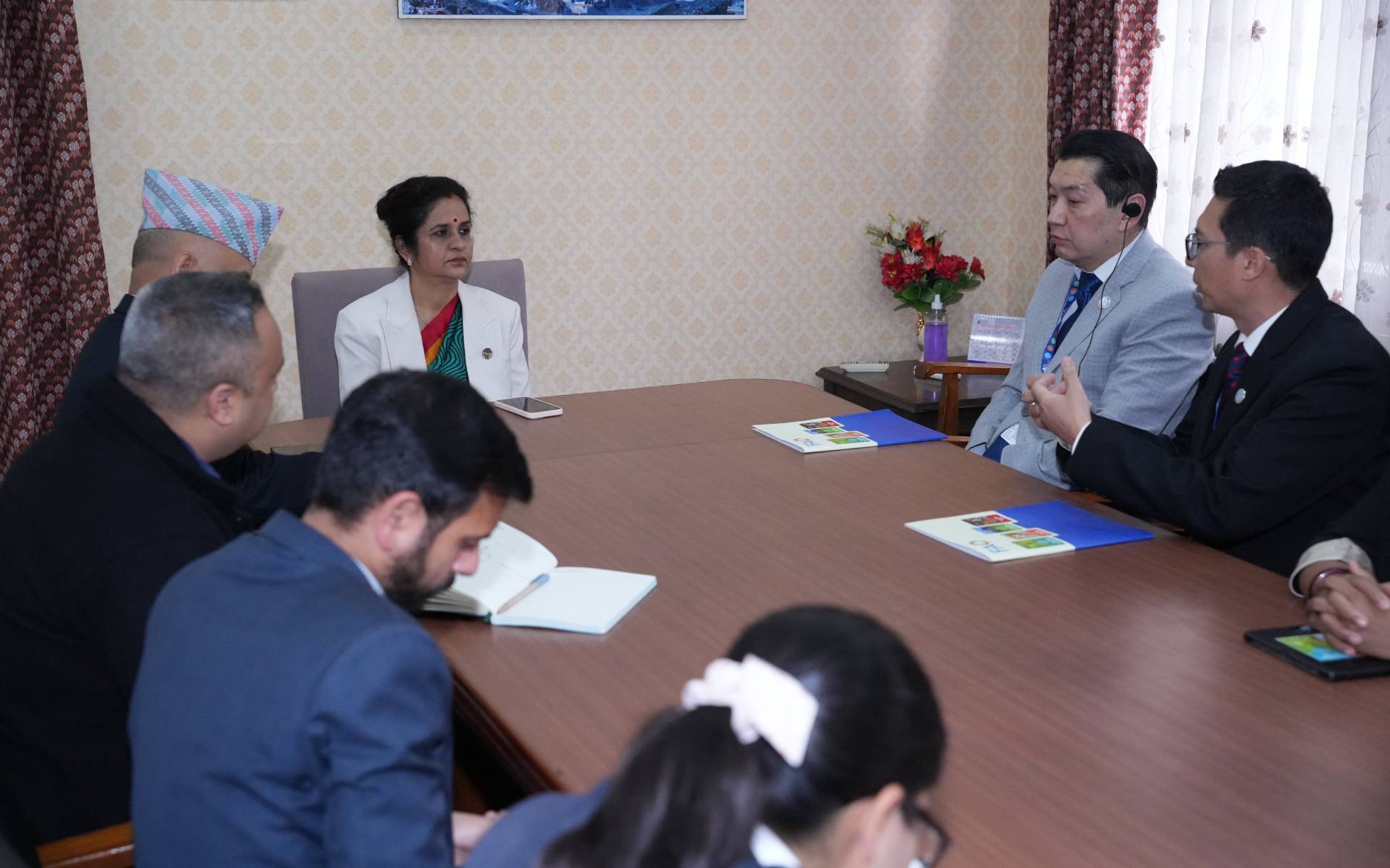FAO Representative Ken Holds Courtesy Meeting with Industry Minister Yadav