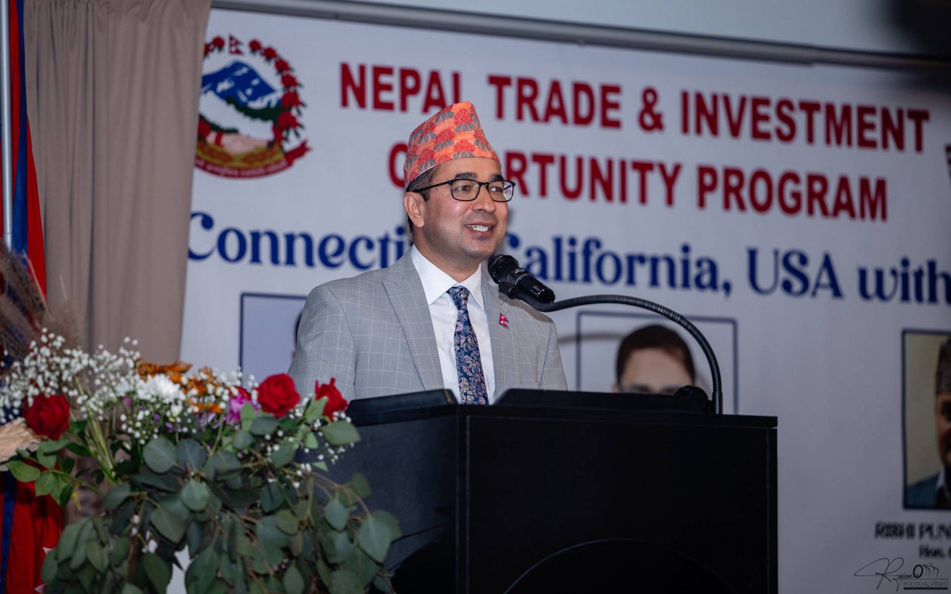 CDA Aran Addresses Nepal Trade and Investment Opportunity Interaction Program in Los Angeles