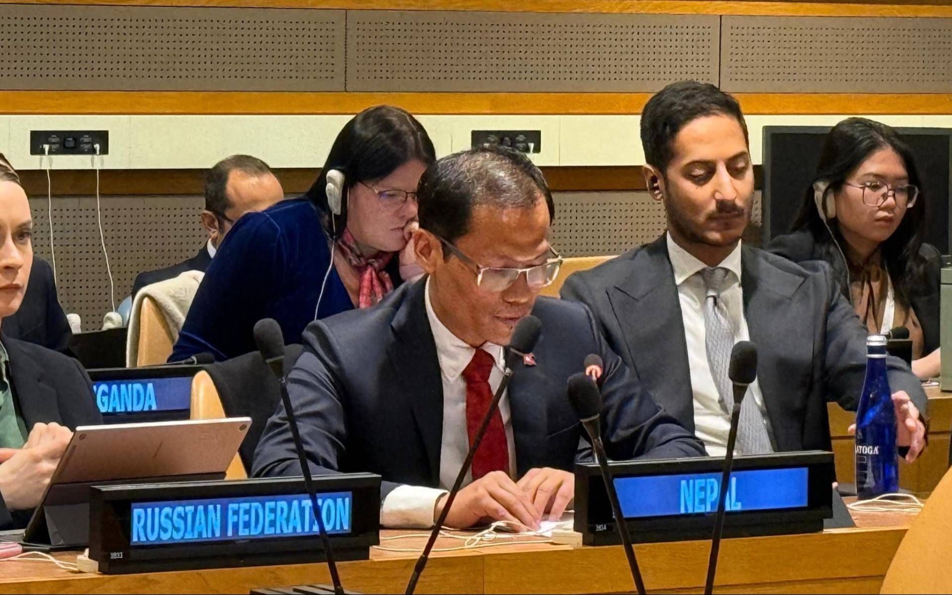 DPR Magar of Nepal to the UN Attends the Substantive Session of Ad Hoc Working Group on Smooth Transition