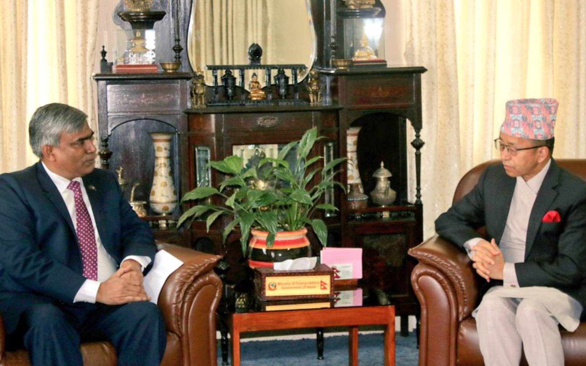 Bangladeshi Ambassador Rahman Pays Courtesy Call on Foreign Secretary Rai