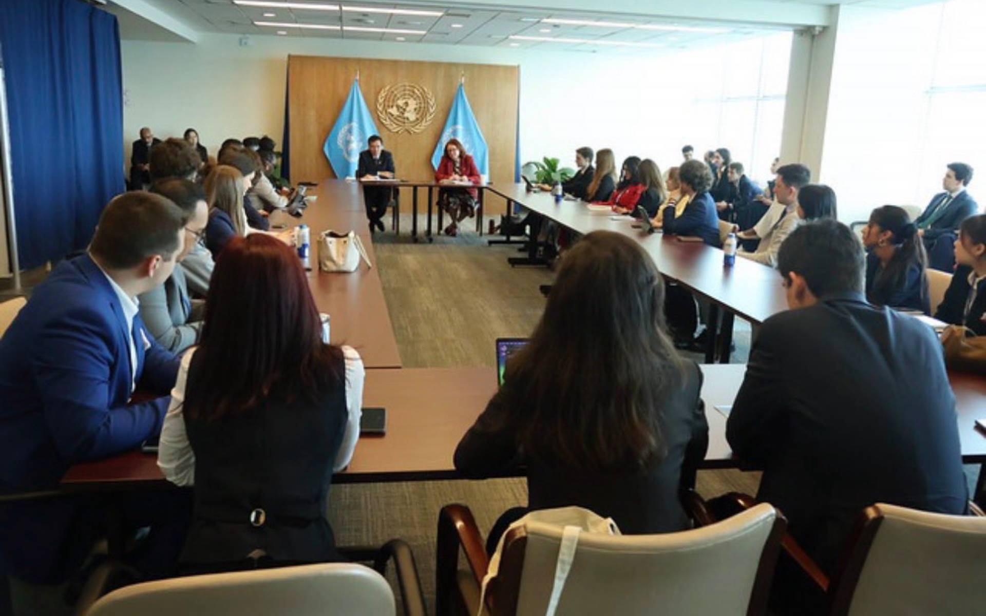 ECOSOC President Thapa Participates in Exchange with UN Youth Delegates