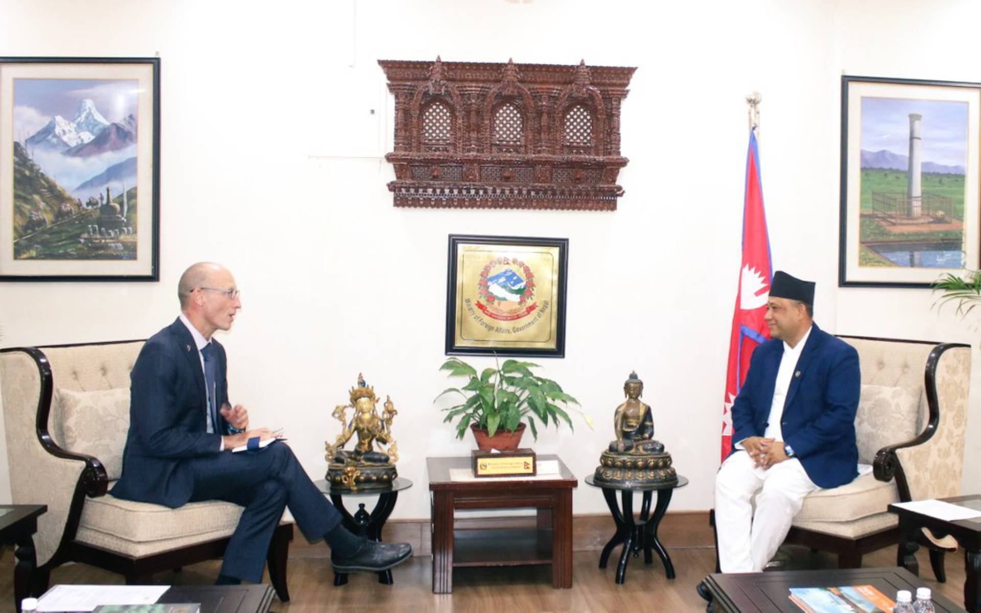 Foreign Affairs Minister Khanal Receives Australian Ambassador Ernst