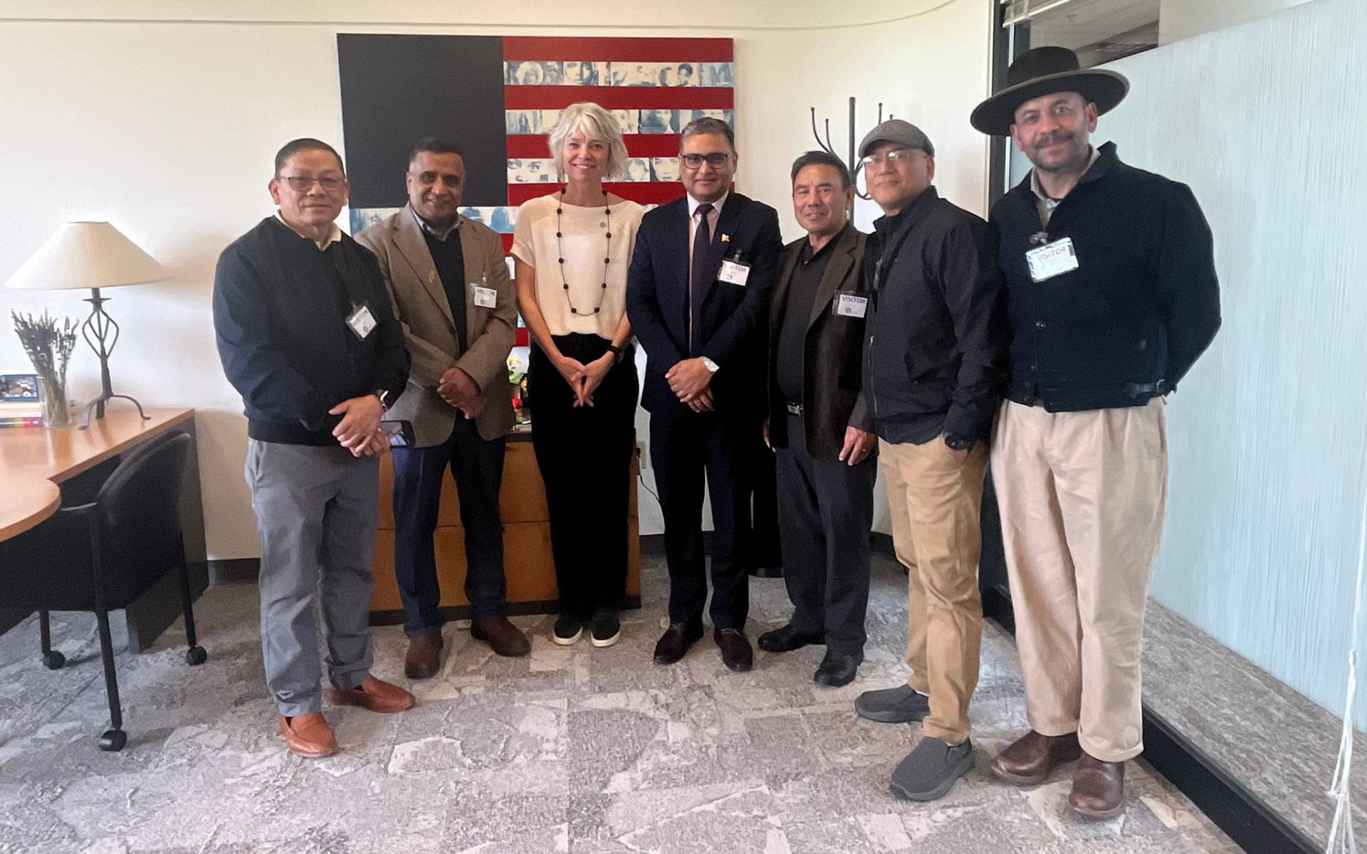 CG Khanal Meets with Mayor Knudson of Eugene City in Oregon