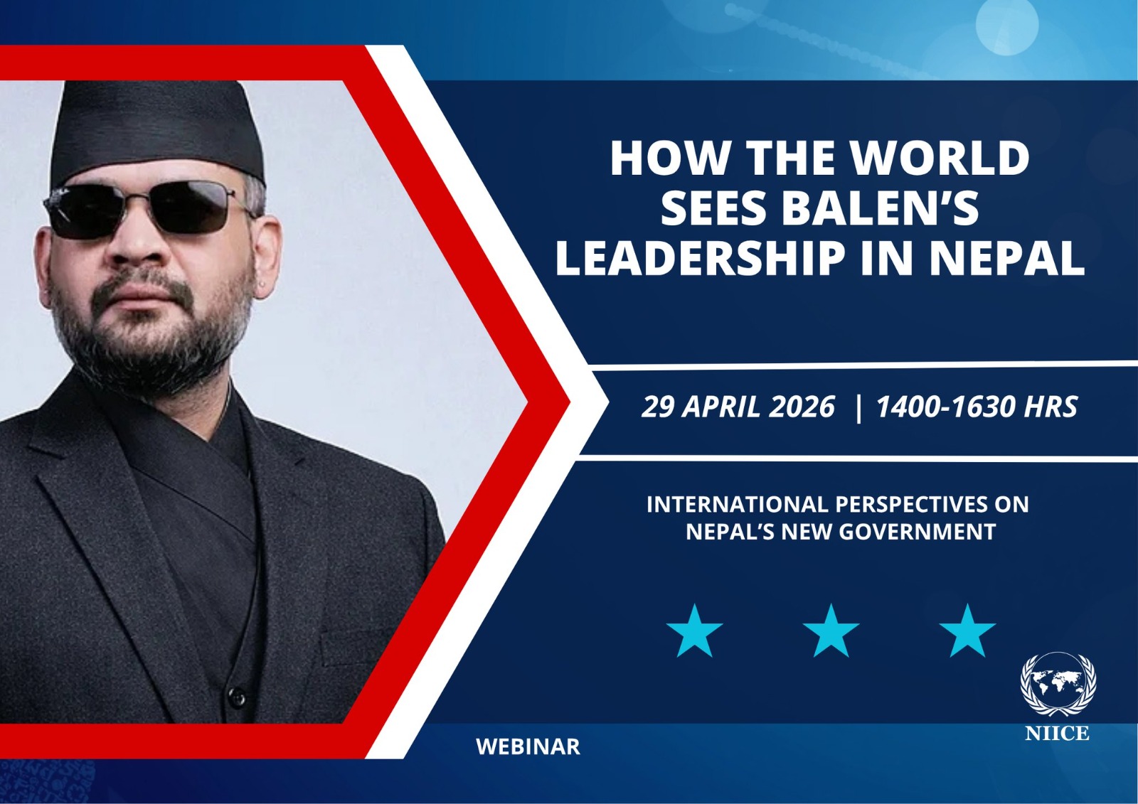 NIICE Hosts International Debate on Balen Shah’s Leadership and Nepal’s Political Transformation