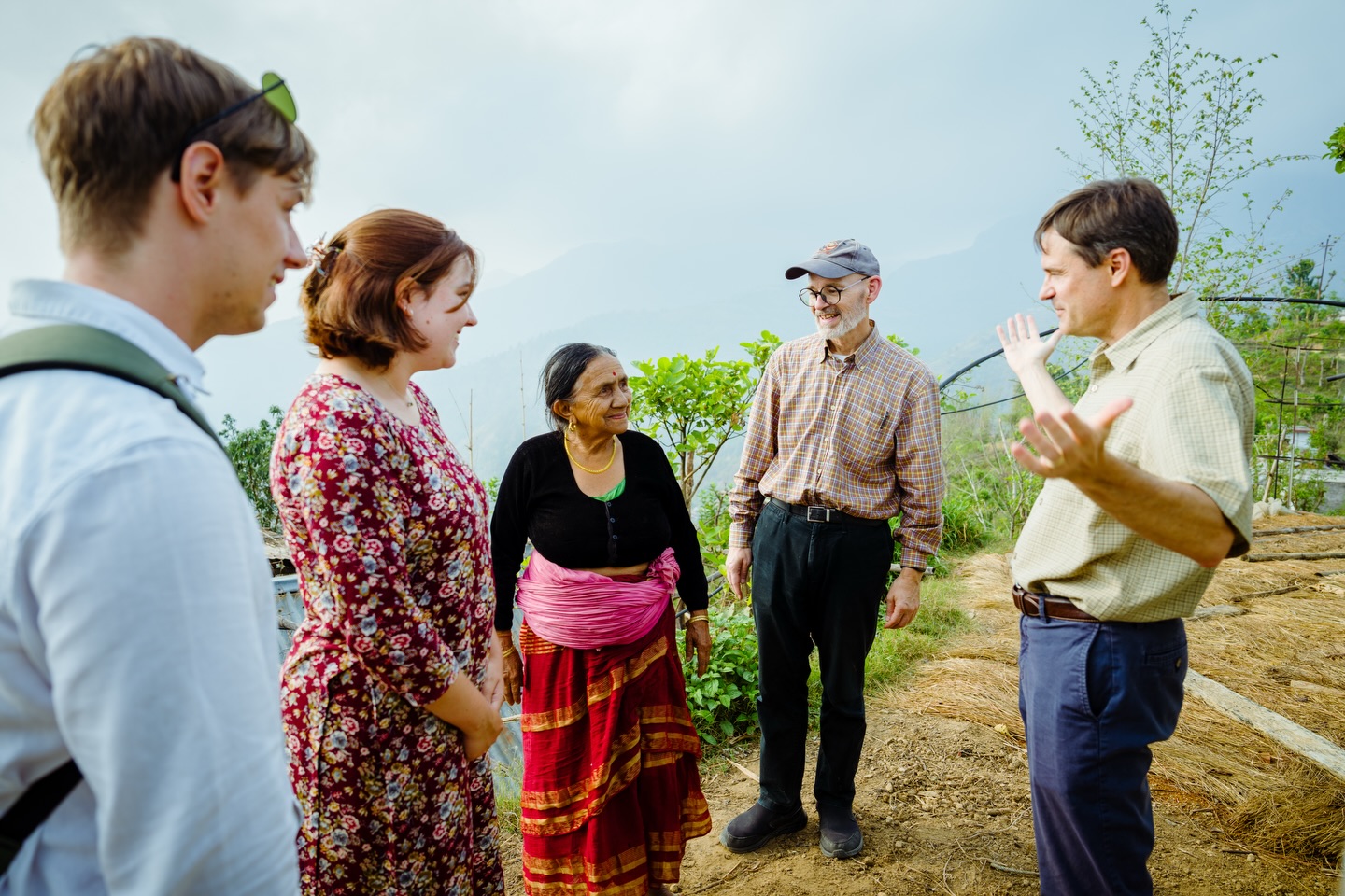 CDA Urbom Visits Peace Corps Volunteers Serving Communities in Lumbini Province
