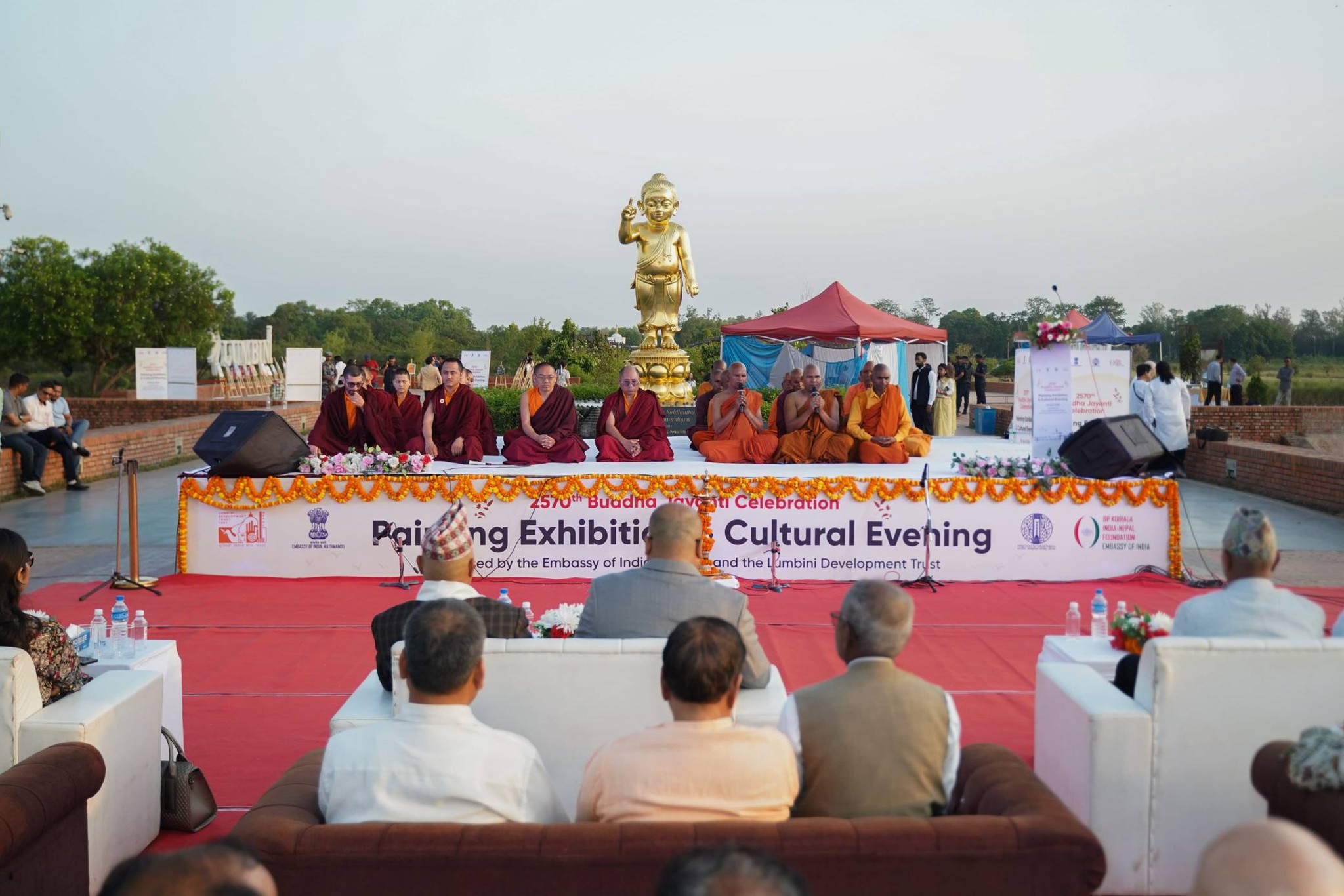 Indian Embassy Celebrates Buddha Jayanti in Lumbini
