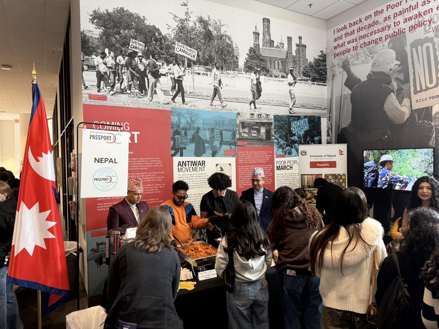 Nepali Embassy Participates in the Event DC in Washington