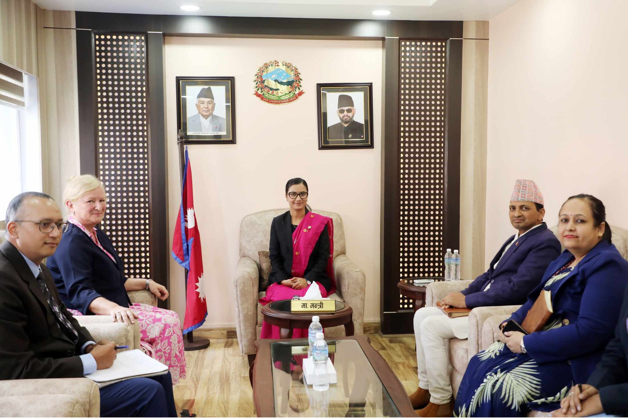 French Ambassador Corteval Calls Upon Law Minister Gautam