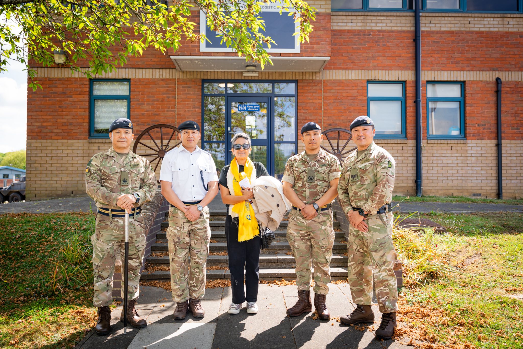 The Queen’s Own Gurkha Logistic Regiment Welcomes UK Embassy Communications Manager Marasini