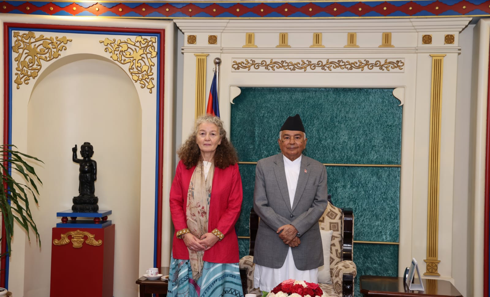 UN Resident Coordinator Yahia Meets with President Paudel