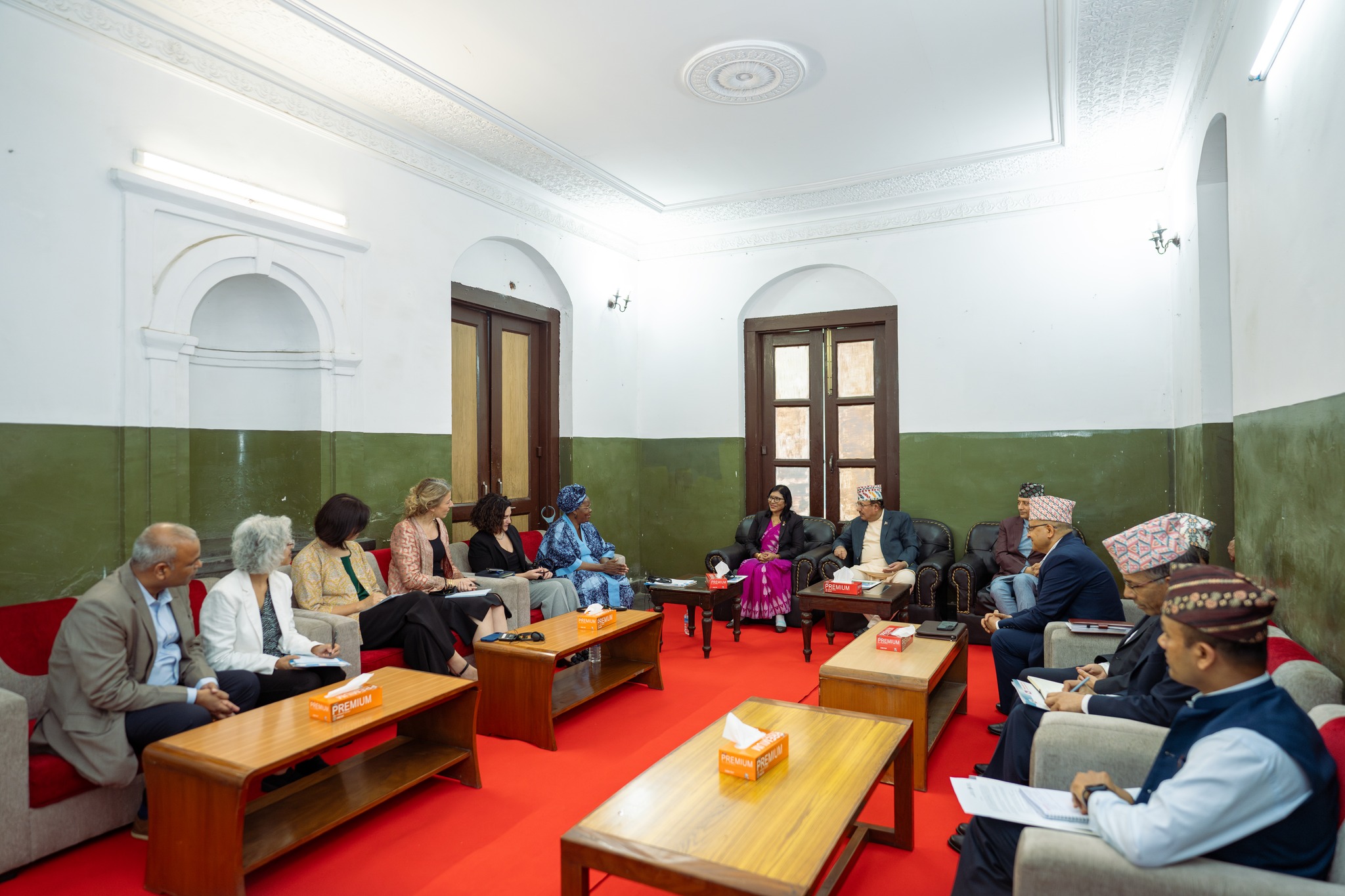 UN Women Deputy ED Gumbonzvanda Engages with the Leadership of the Election Commission of Nepal