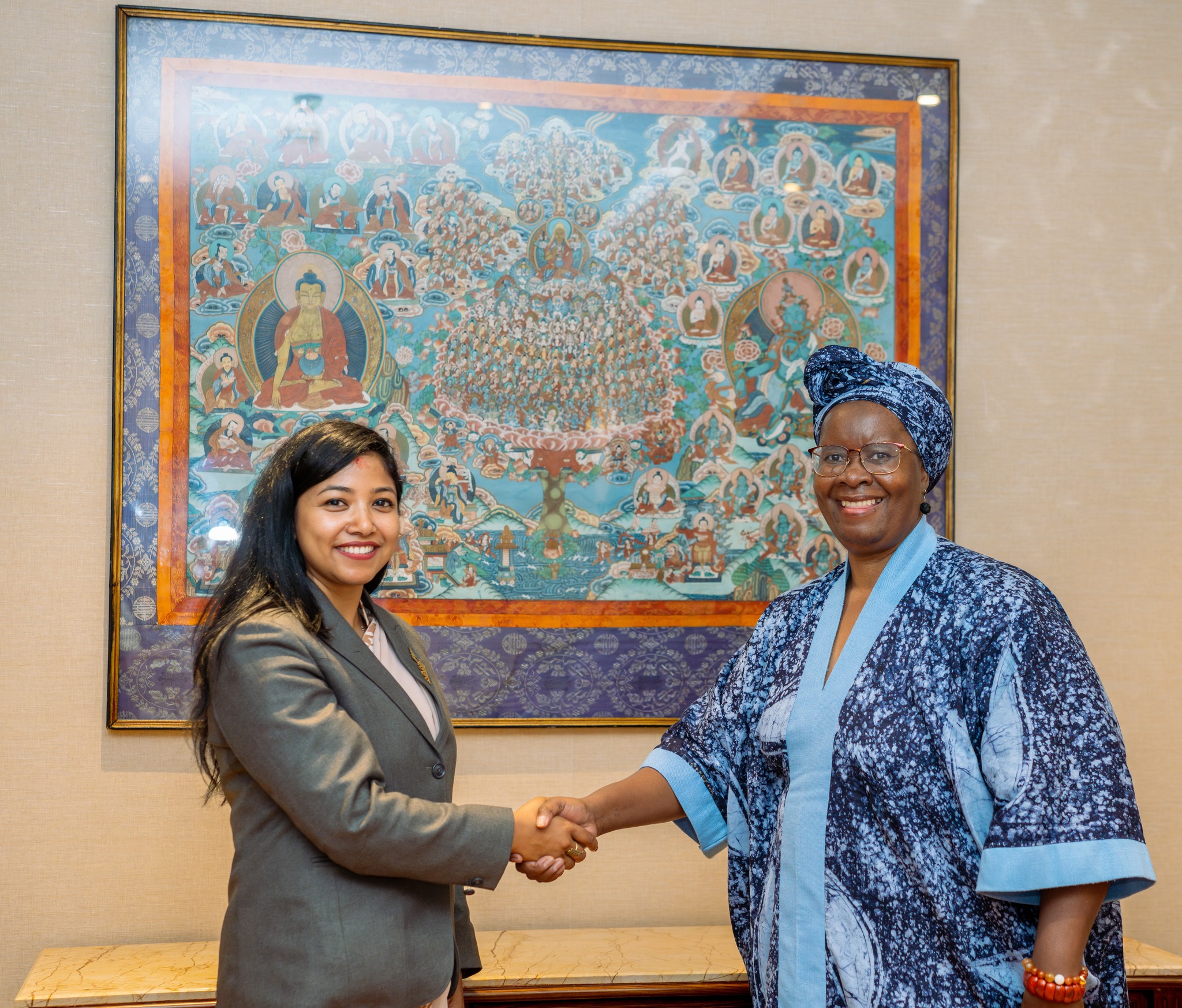 UN Women Deputy ED Gumbonzvanda Holds Meeting with Acting Mayor Dangol of Kathmandu