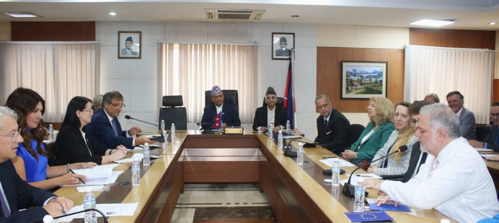 Ambassadors of EU Member States Pay Joint Call on Foreign Affairs Minister Khanal