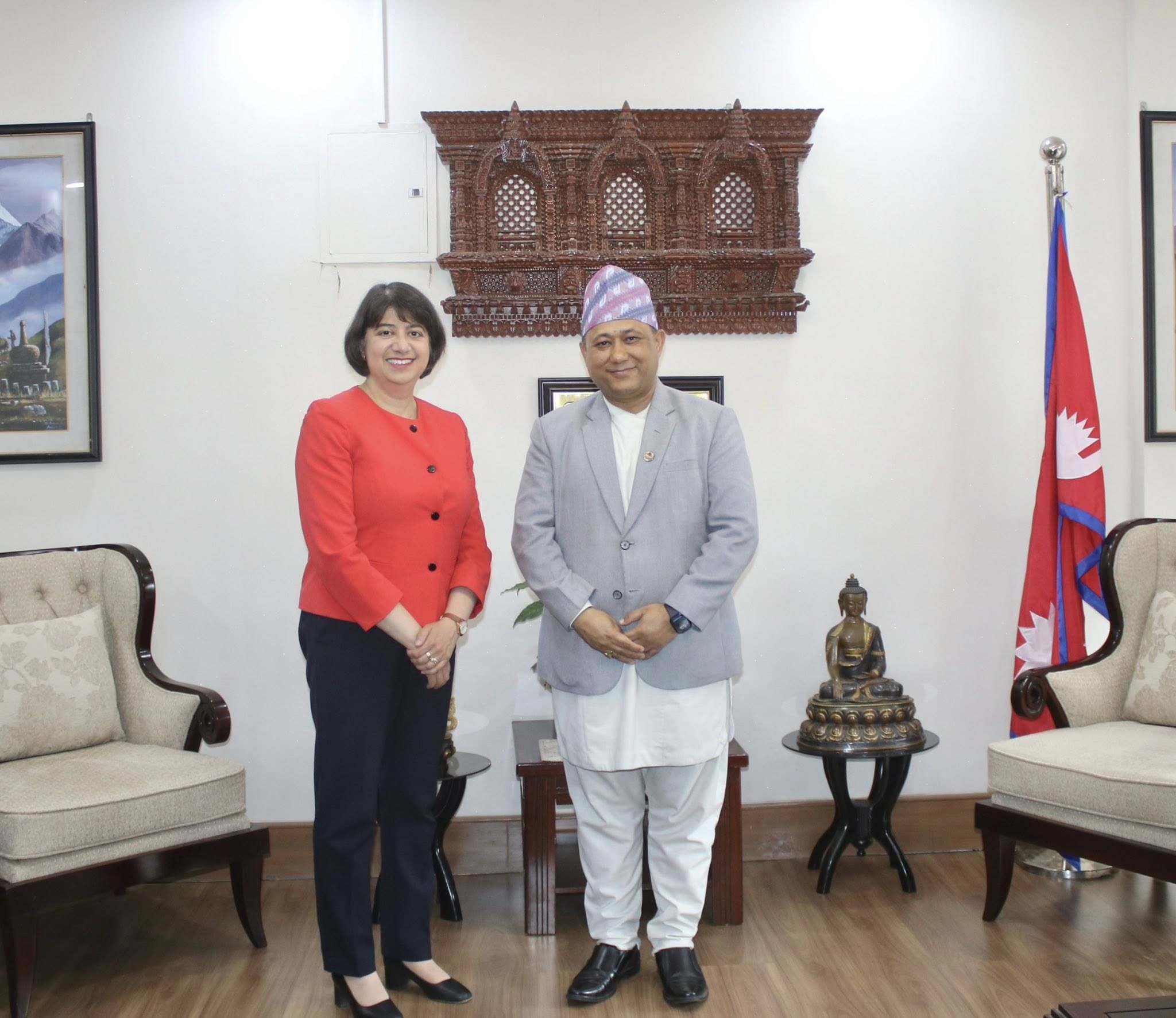 UK Minister Malhotra Holds Discussions with Nepali Government Ministers