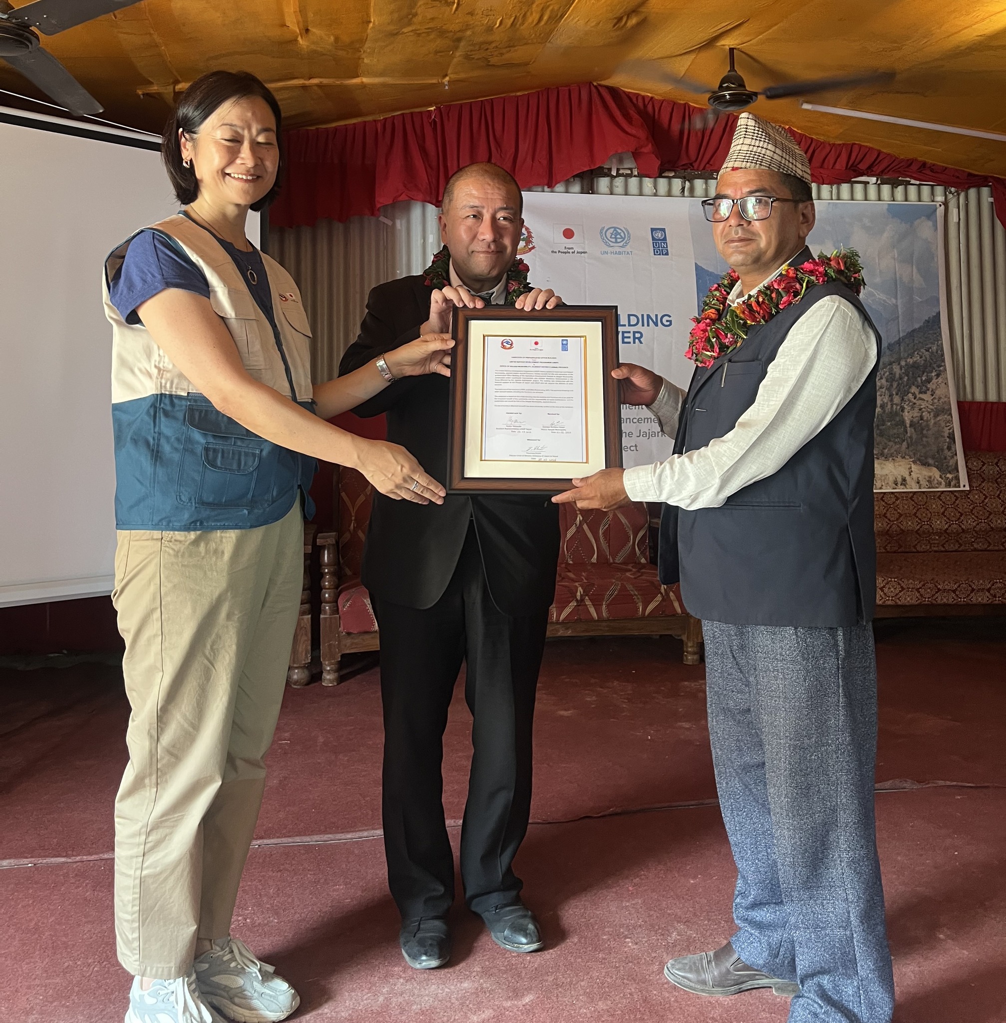 UNDP Hand Over First Earthquake Recovery Building in Jajarkot Amid Nepal-Japan Ties Celebration